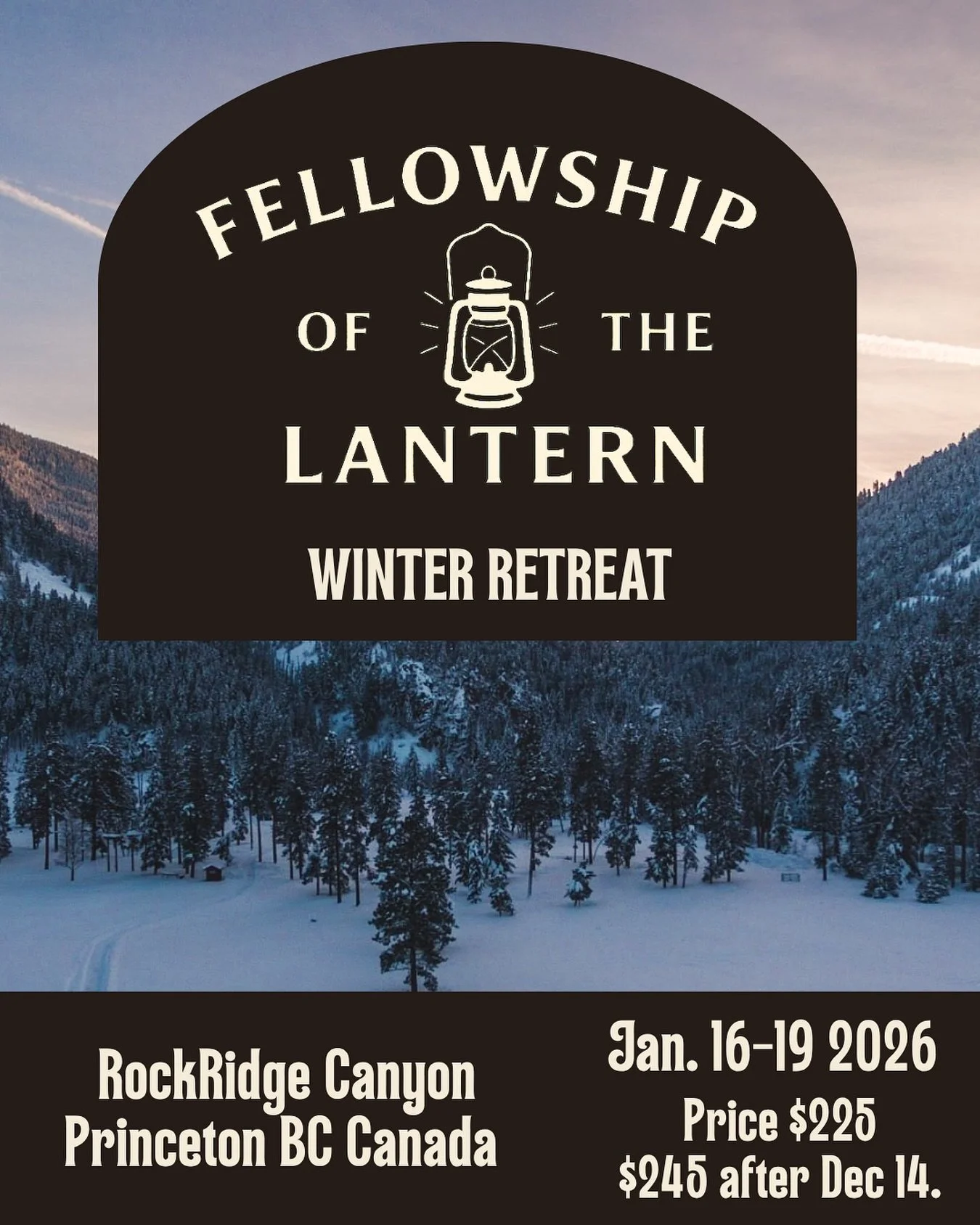 Calling all High Schoolers 🗣️

Come to a fun winter retreat up in the snow out in Rockridge Canyon! ❄️ 
We will be having fun in the snow as well as learning more about Christ with fellow believers! 🙌🏽

Price currently is $225, after December 14 i