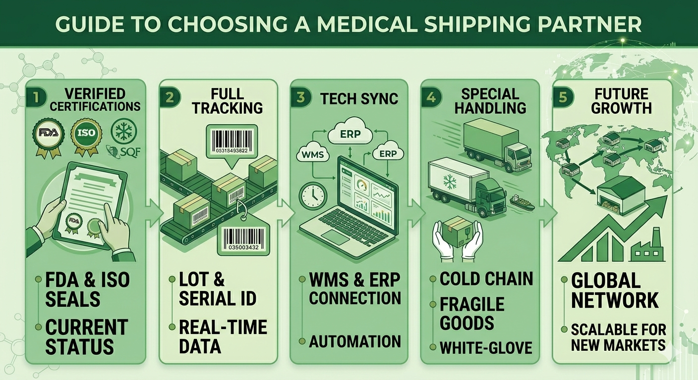 How to Choose the Right Medical Device Shipping Partner