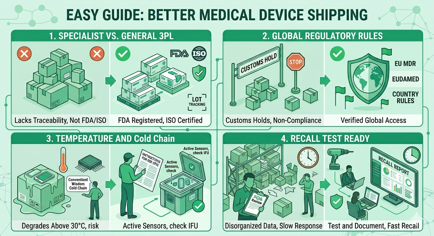 Common Mistakes in Medical Device Shipping