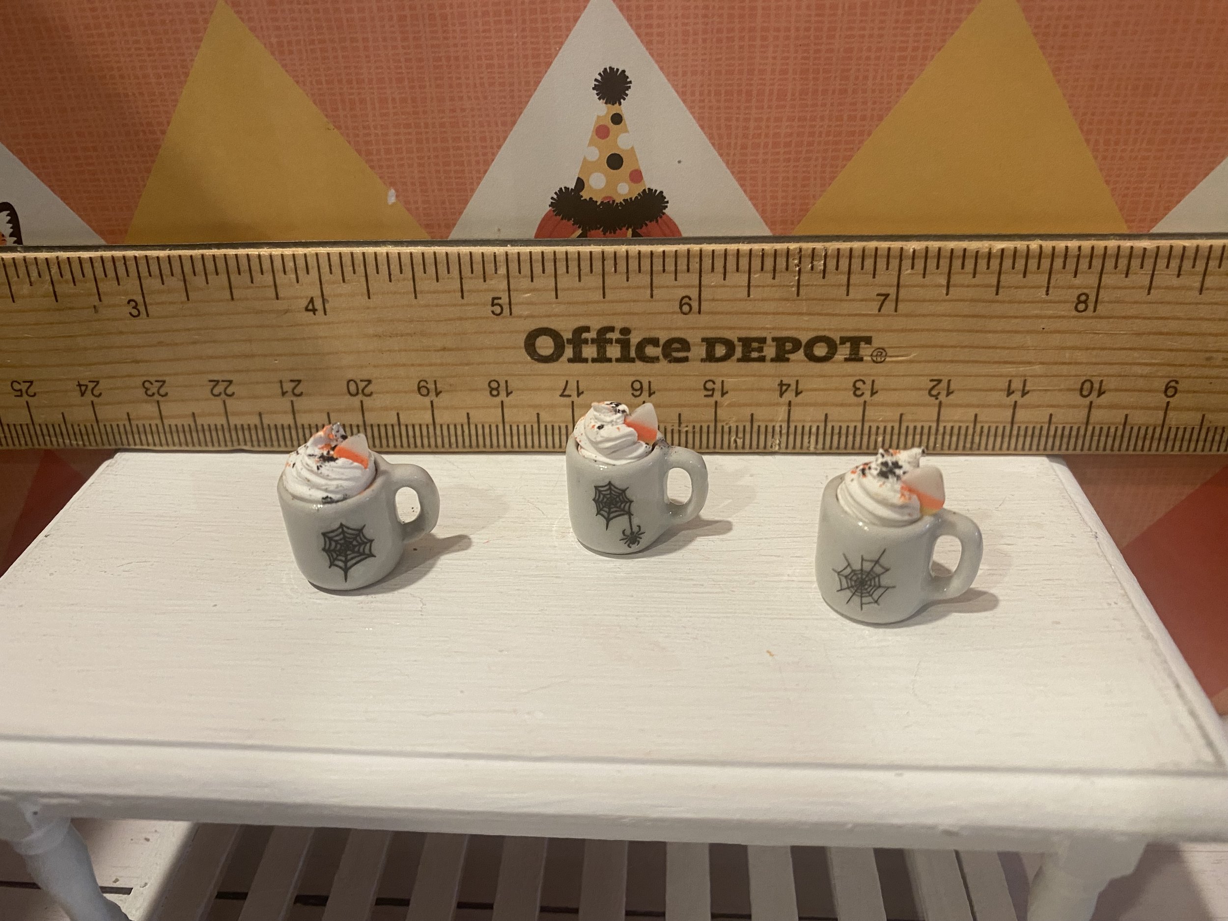 Halloween Miniature Hot Cocoa, 1:12