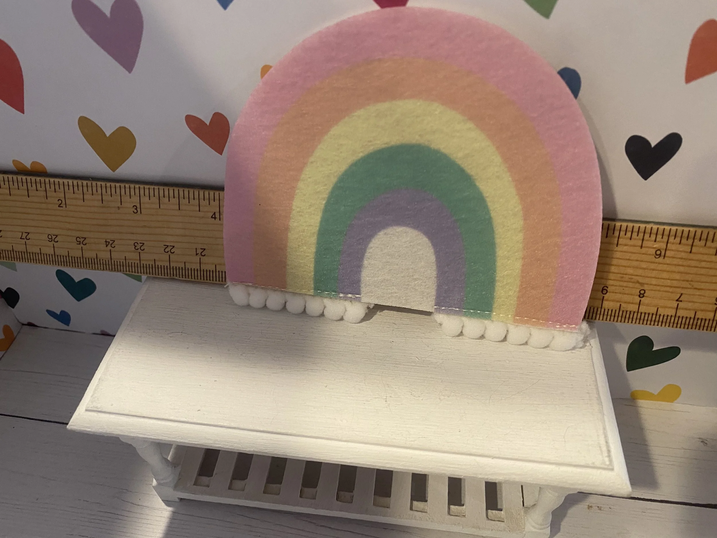 Miniature Rainbow Rug, 1:12