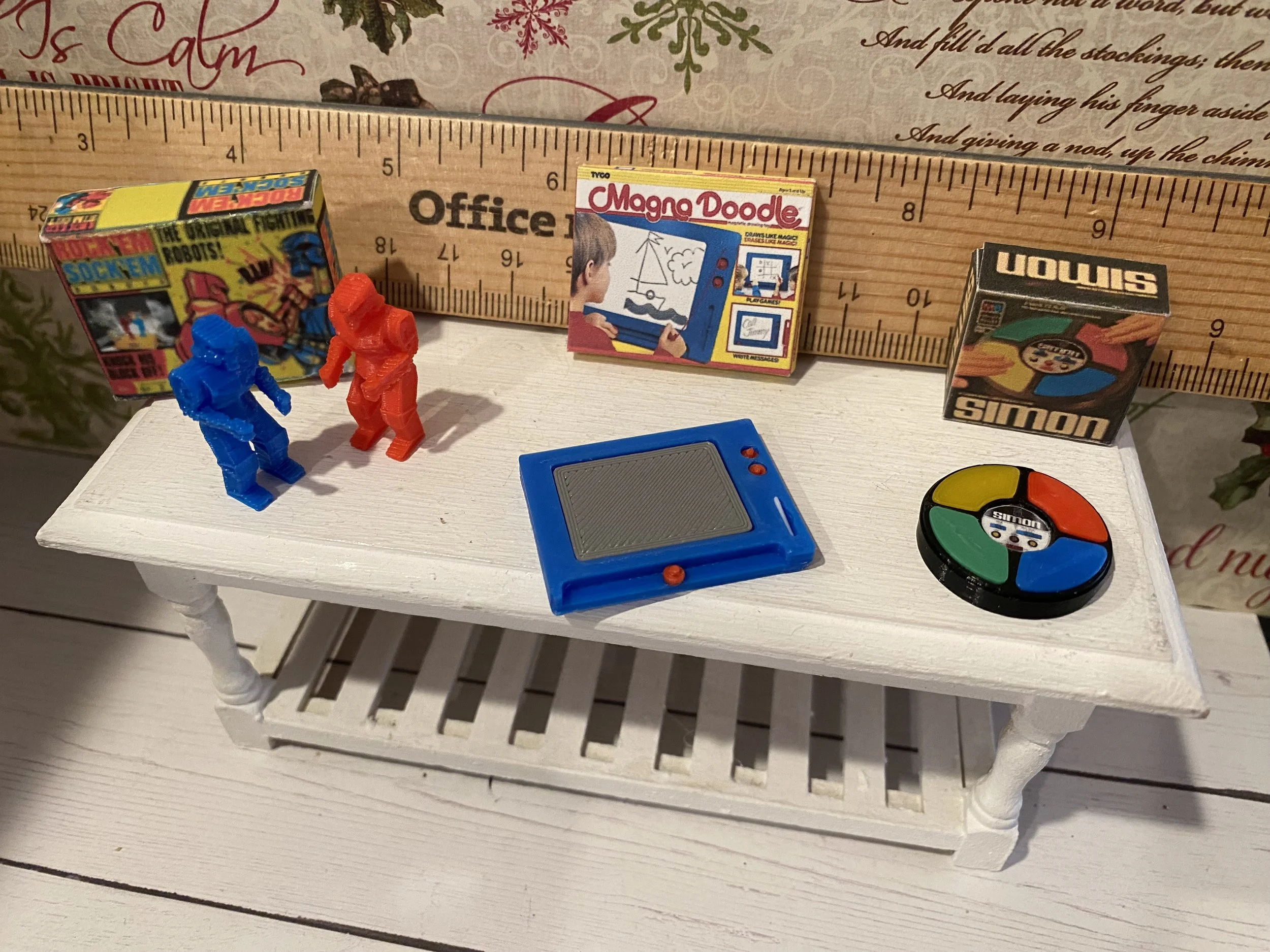 Miniature Rock Em' Sock Em', Simon, Magnadoodle, 1:12