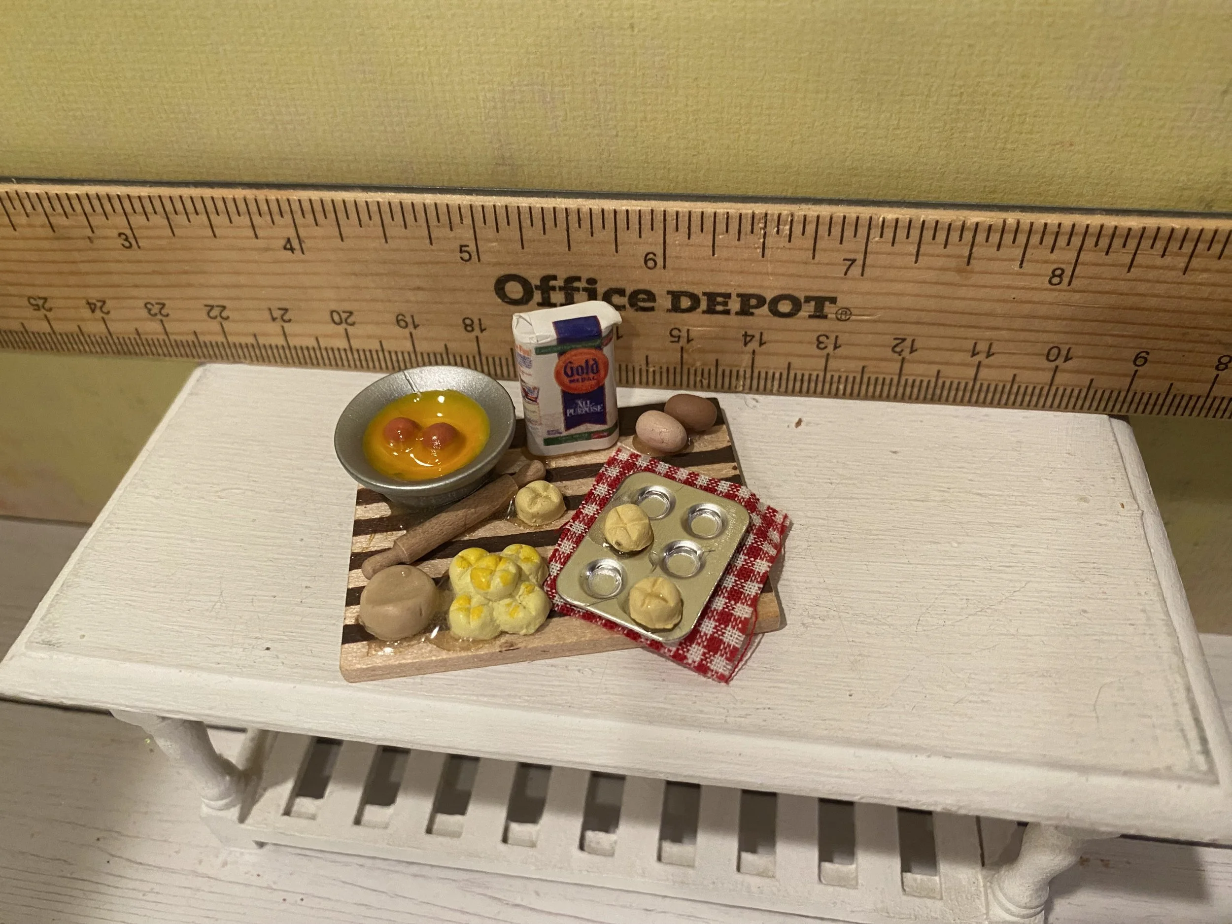 Miniature Biscuit Making Set, 1:12