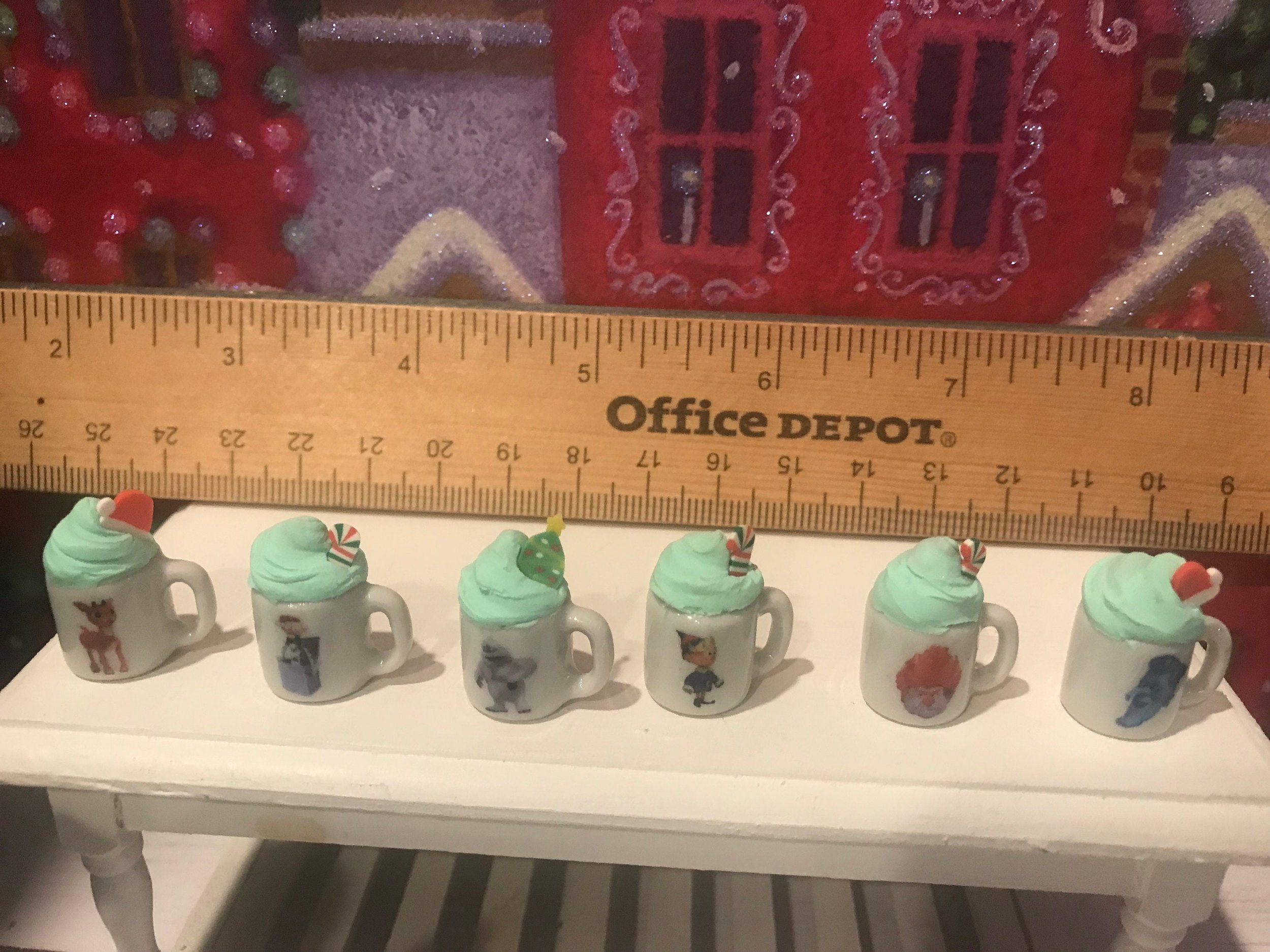 Miniature Rudolph the Red Nosed Reindeer Cocoa, 1:12