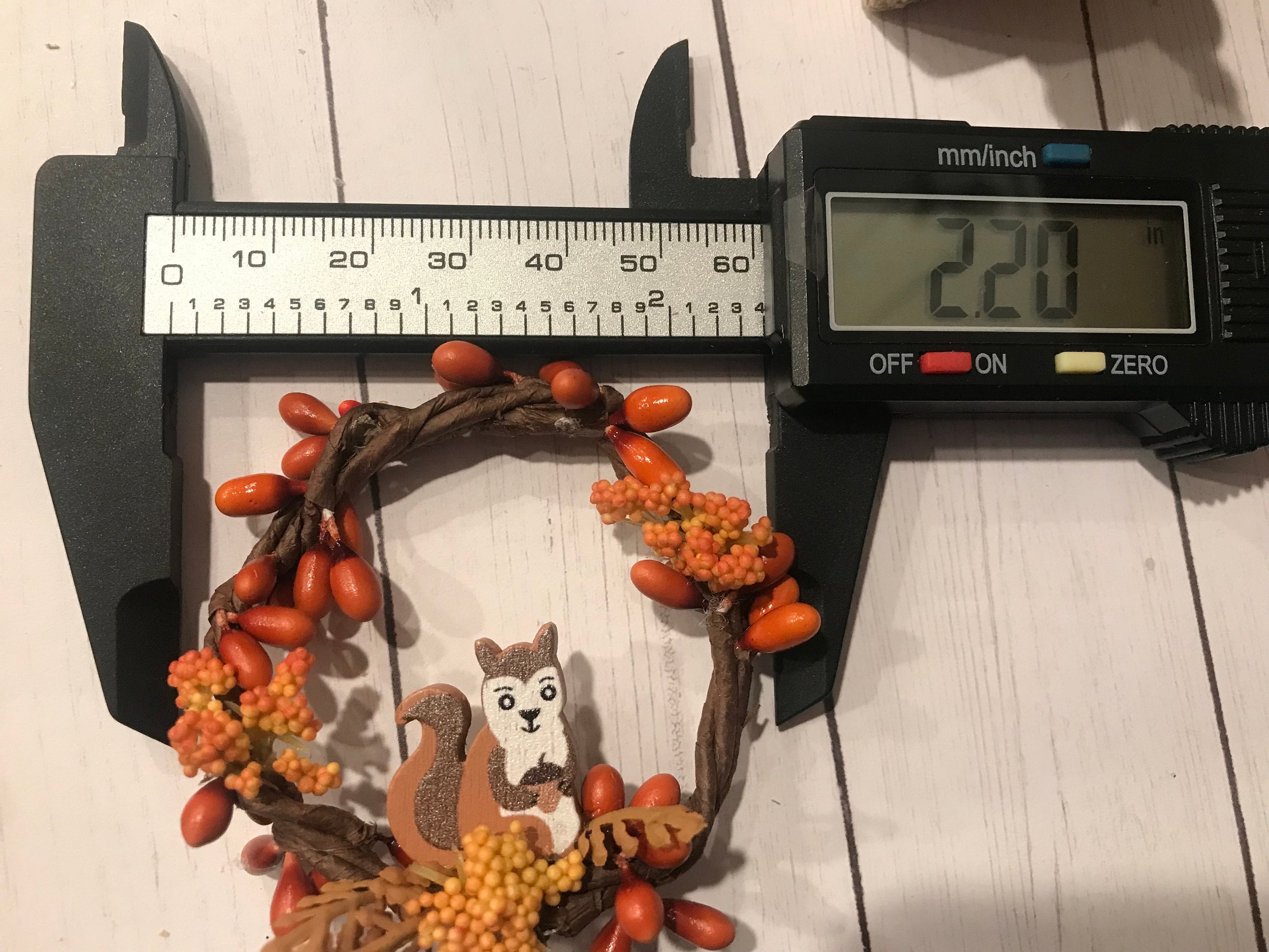 Miniature Thanksgiving Wreath, 1:12