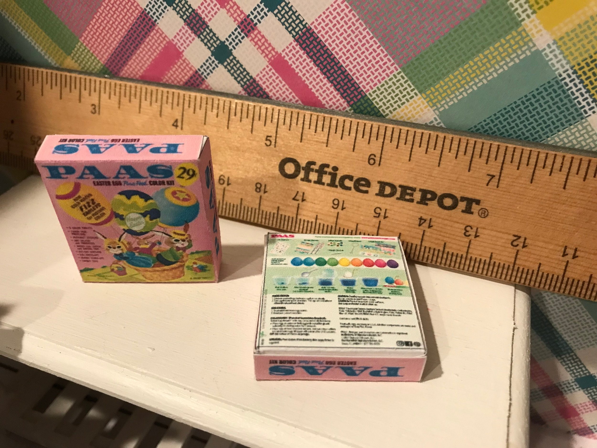 Miniature Easter Egg Decorating Kit, 1:12