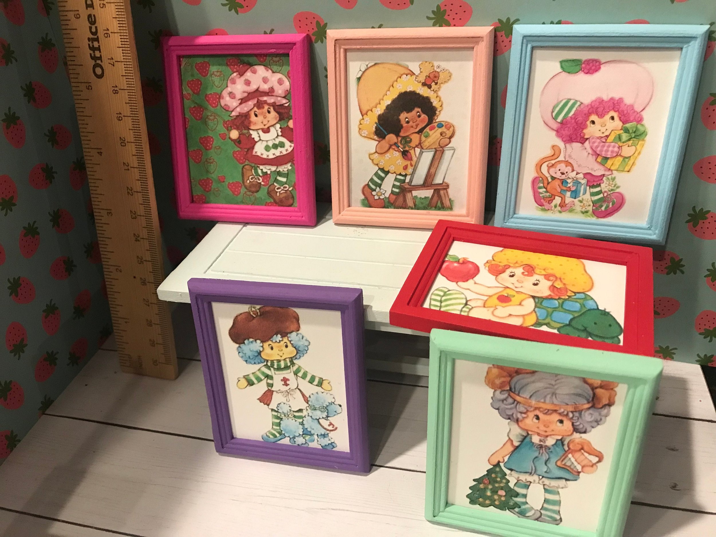 Miniature Strawberry Shortcake and Friends Art