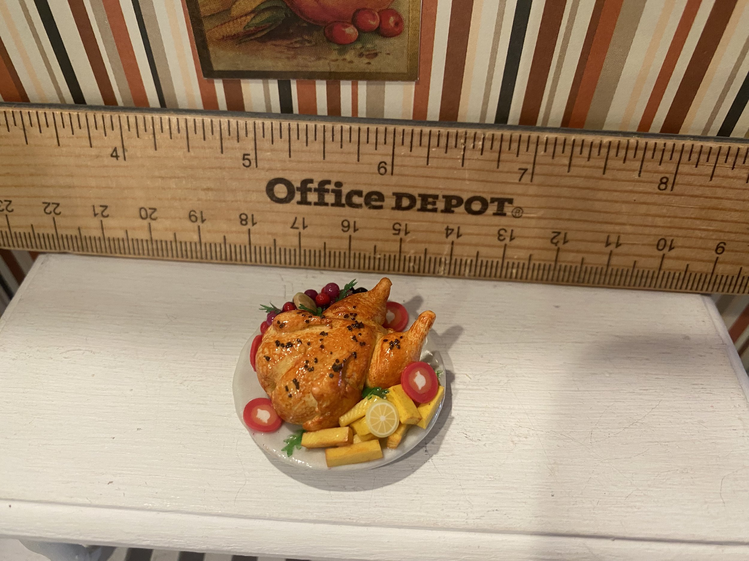 Miniature Thanksgiving Dinner, 1:12