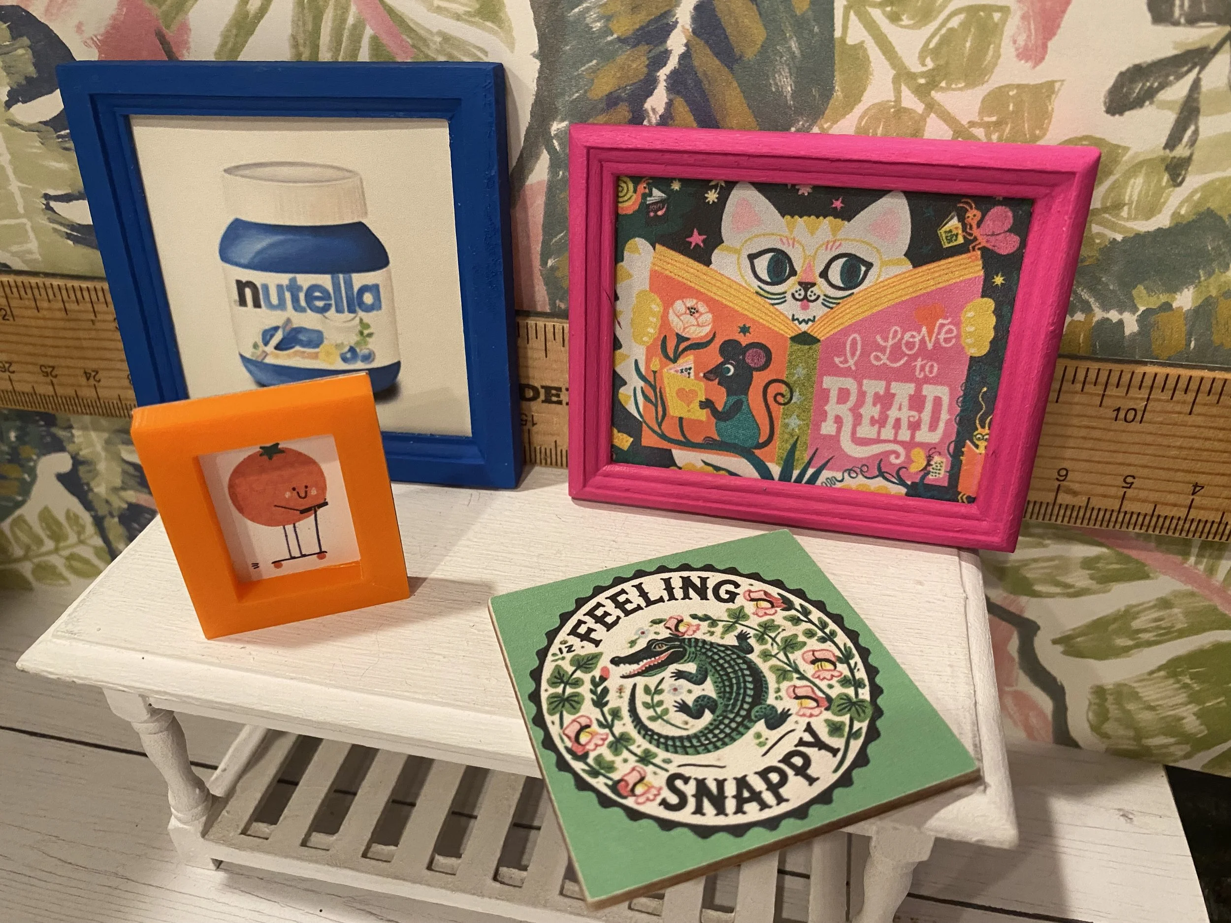 Miniature Art with Fruit, Nutella, 1:12