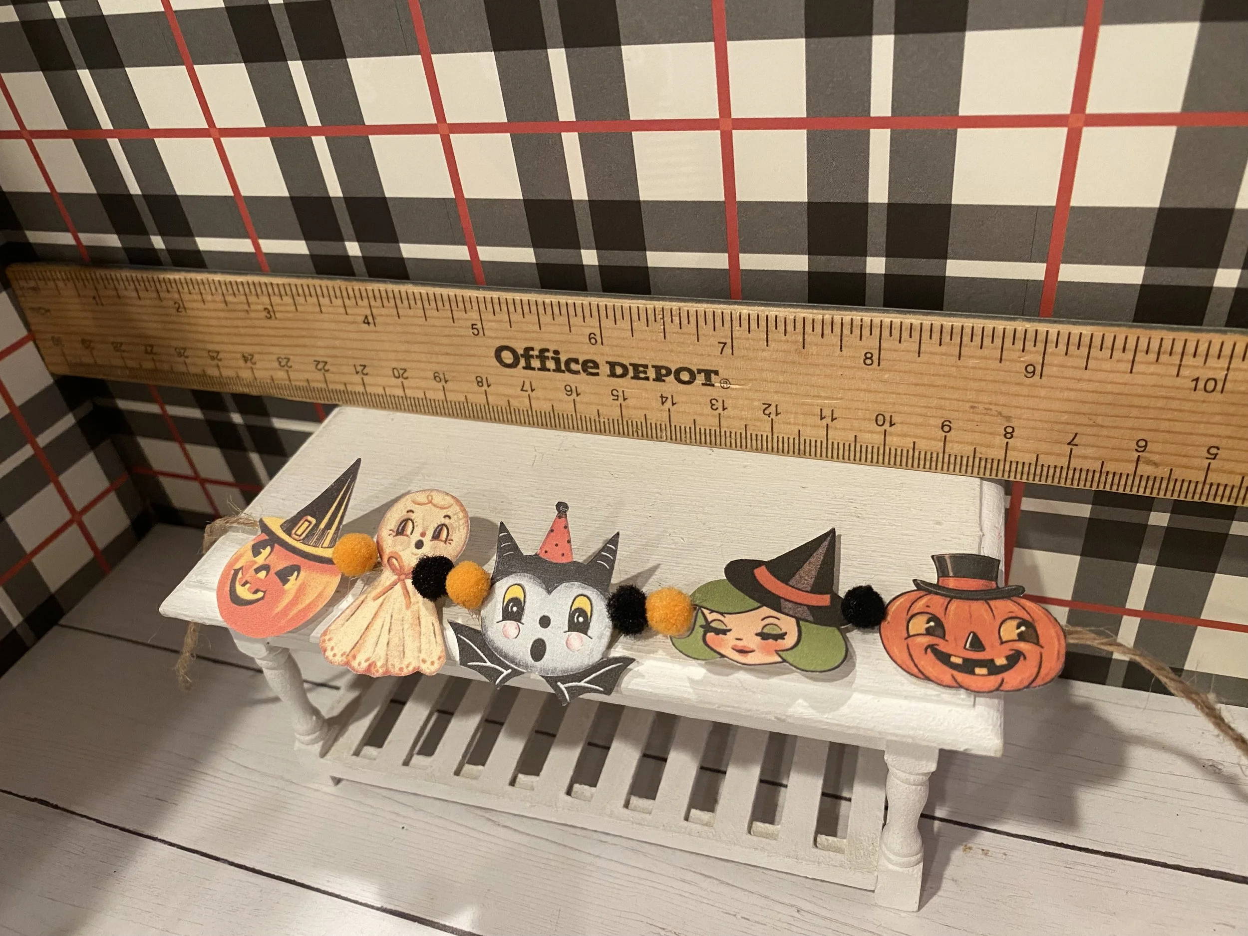 Miniature Halloween Banner, 1:12