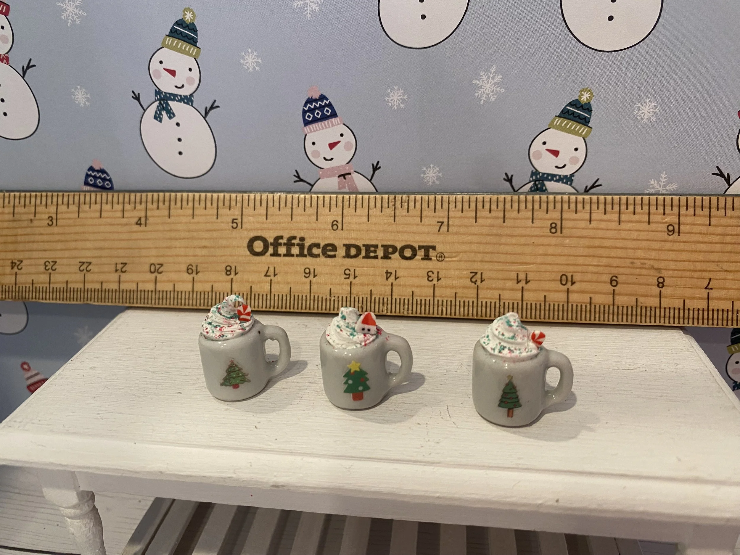 Miniature Christmas Hot Cocoa, 1:12