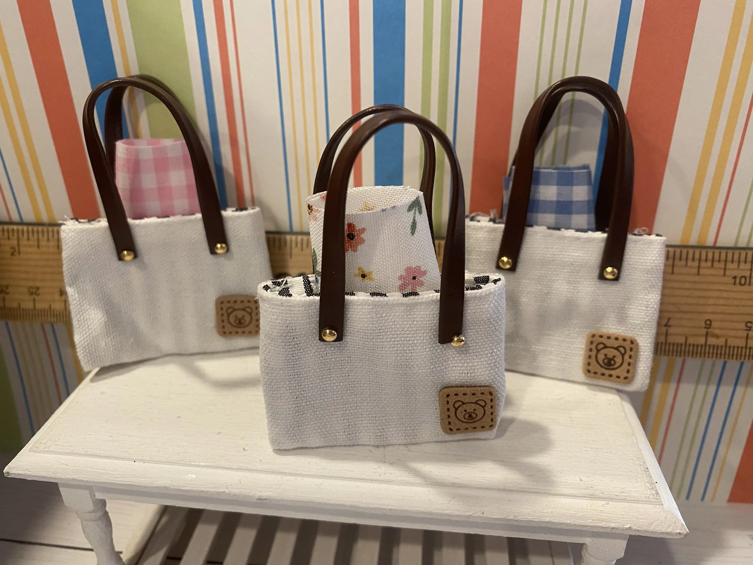 Miniature Baby Diaper Bags, 1:12