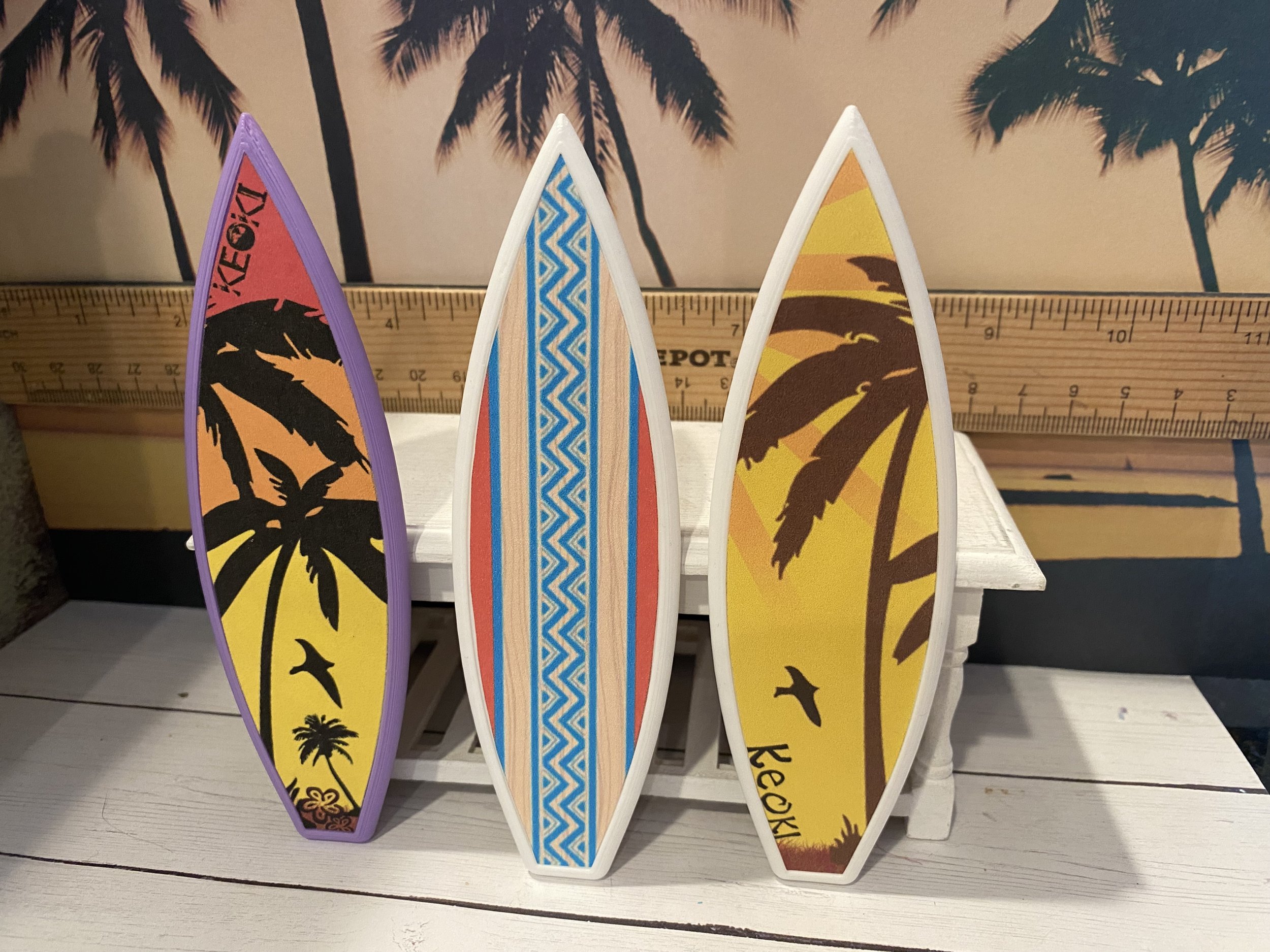 Miniature Surfboards, 1:12