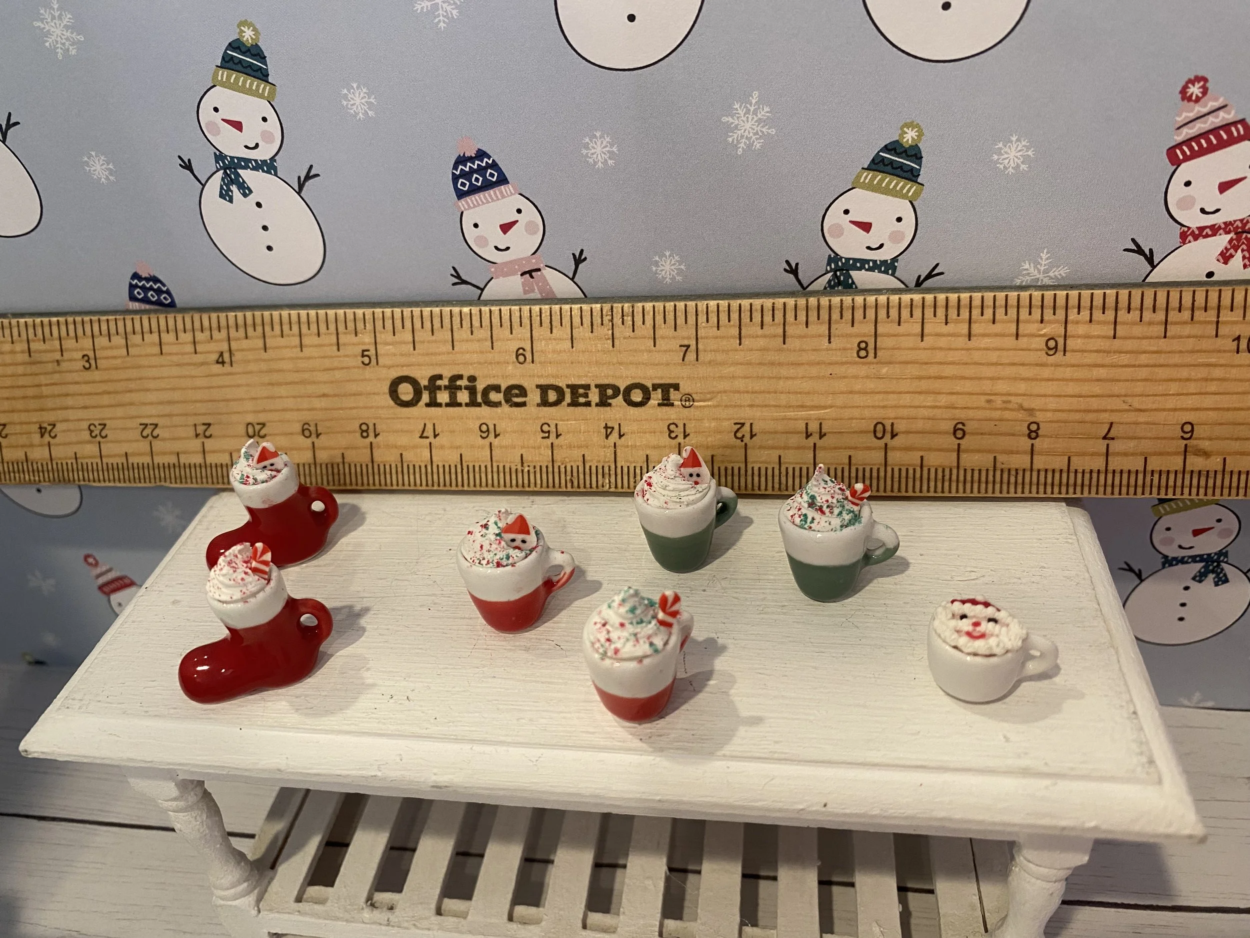 Miniature Christmas Hot Cocoa, 1:12