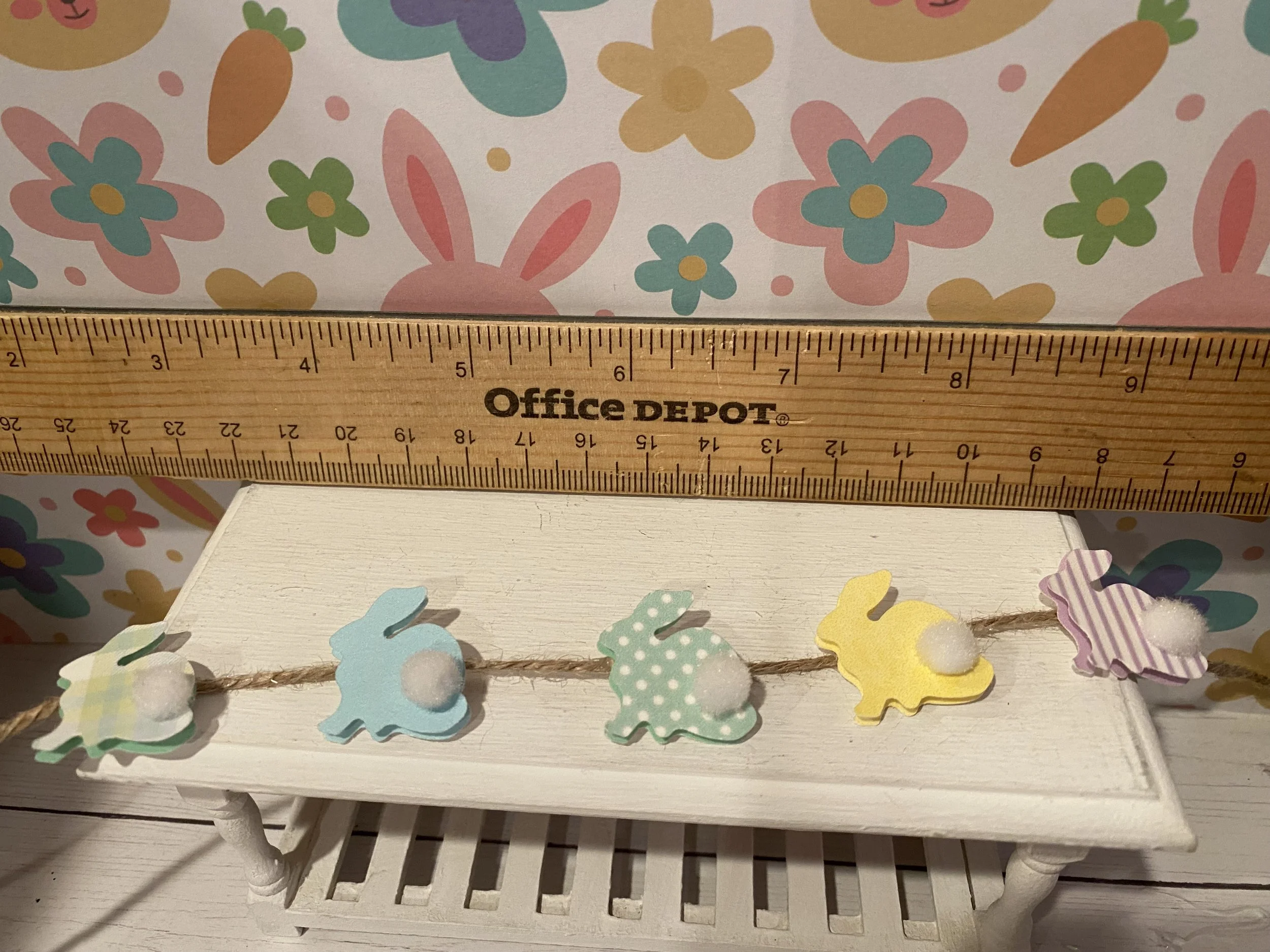 Miniature Easter Garland, 1:12