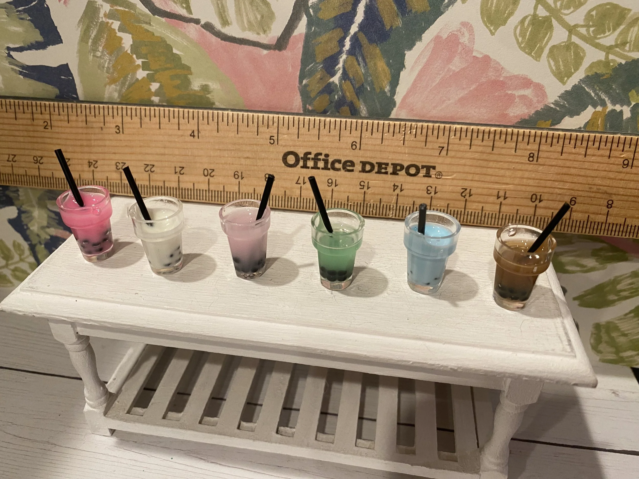 Miniature Boba Drinks, 1:12