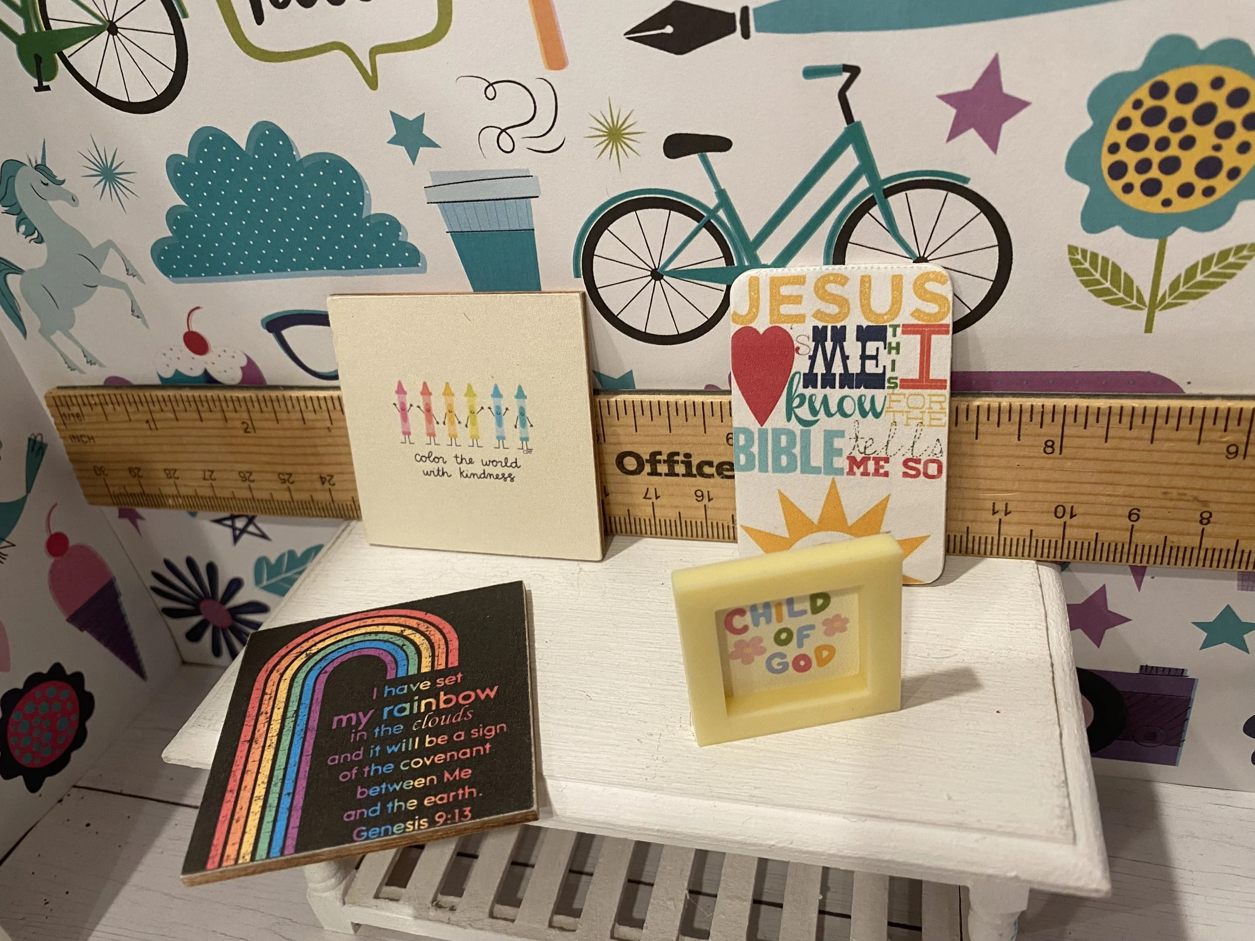 Miniature Religious Art and Signs, 1:12