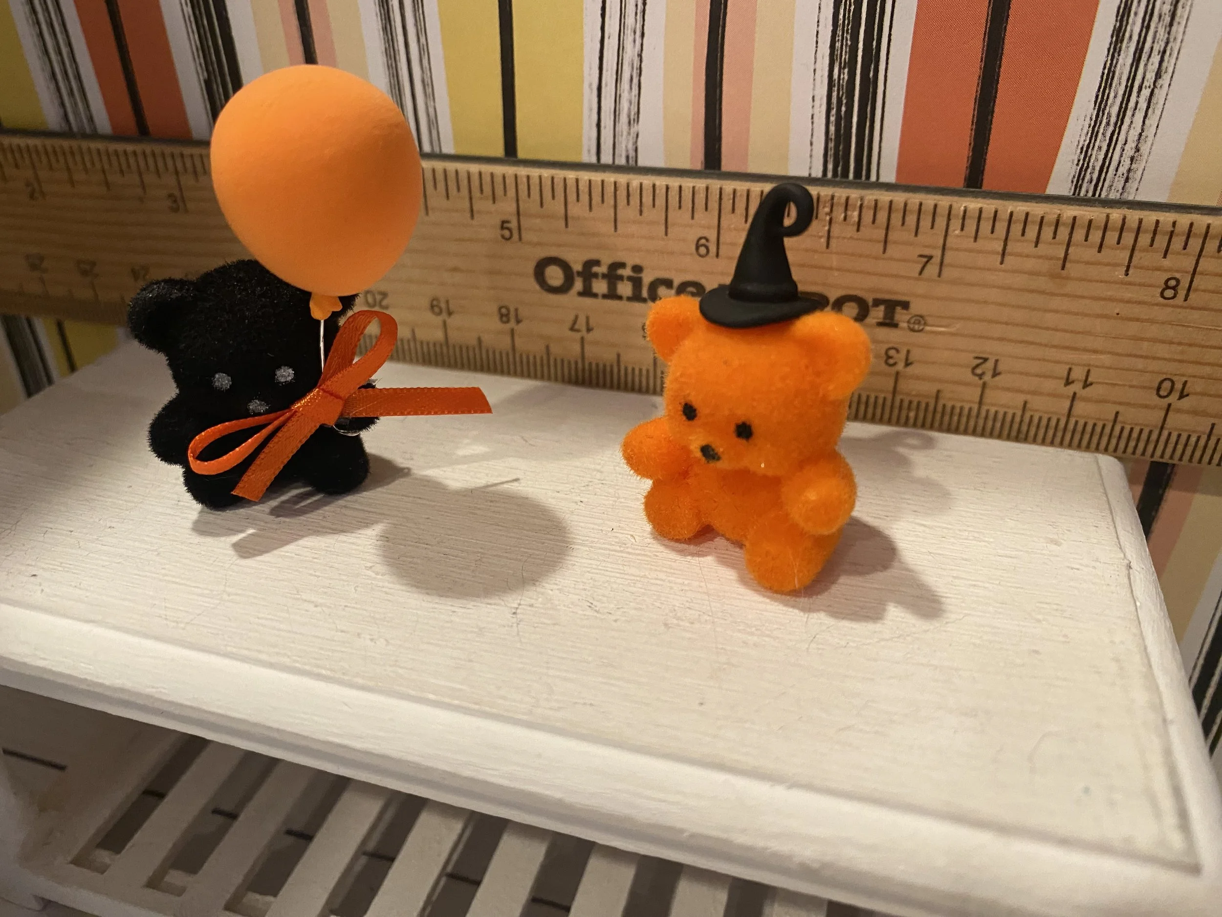 Miniature Halloween Teddy Bears, 1:12