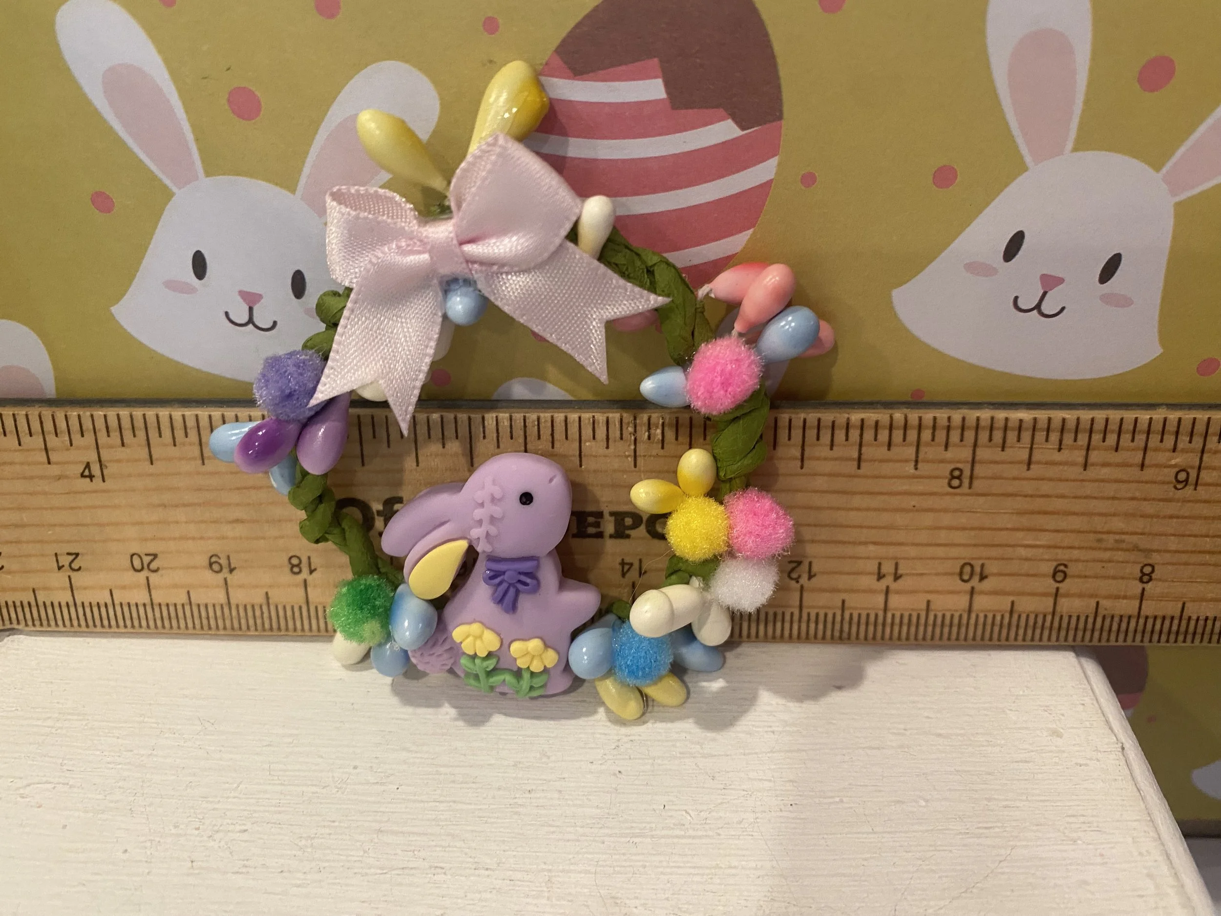 Miniature Easter Wreath, 1:12