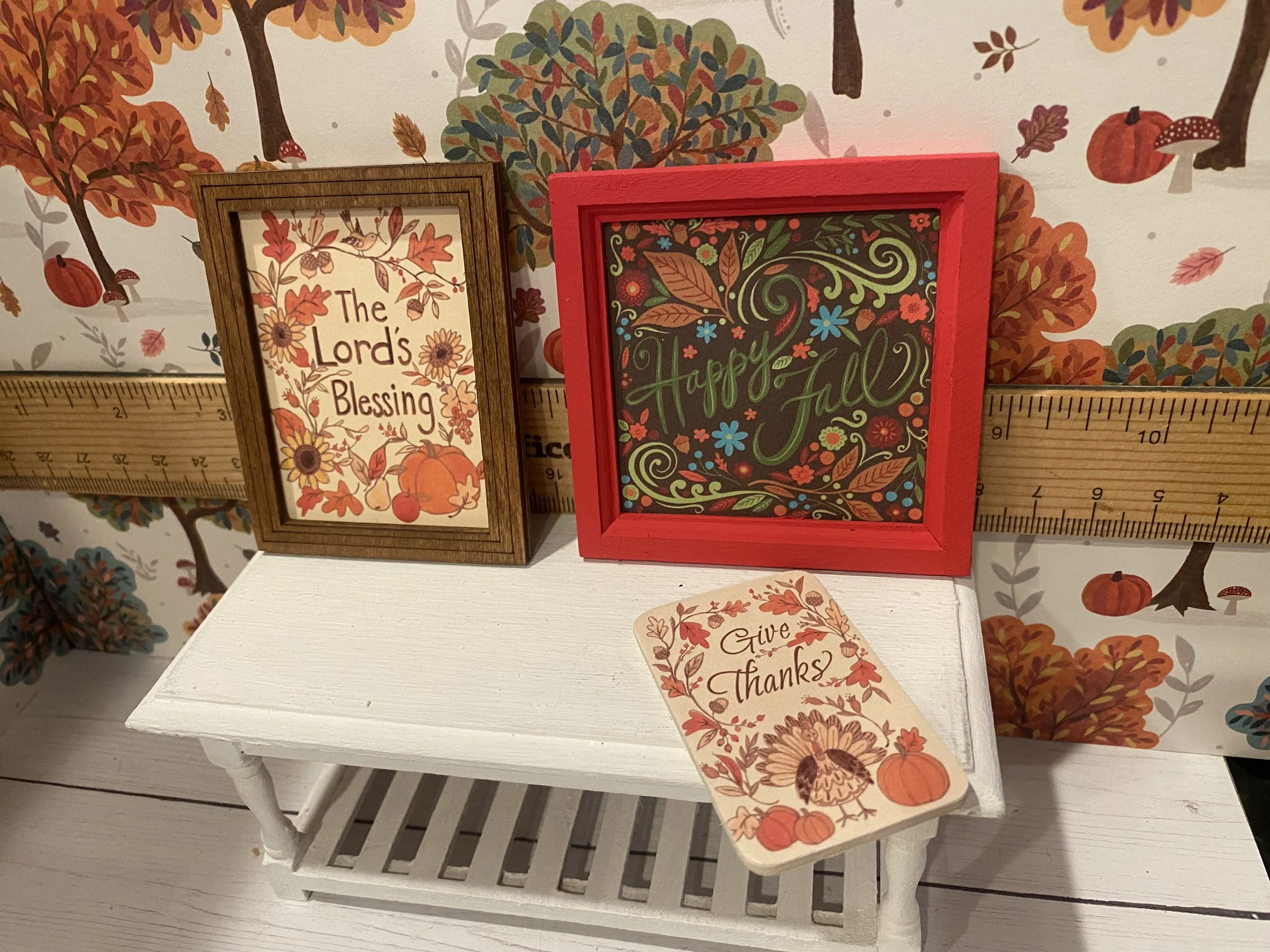 Miniature Thanksgiving Art, 1:12