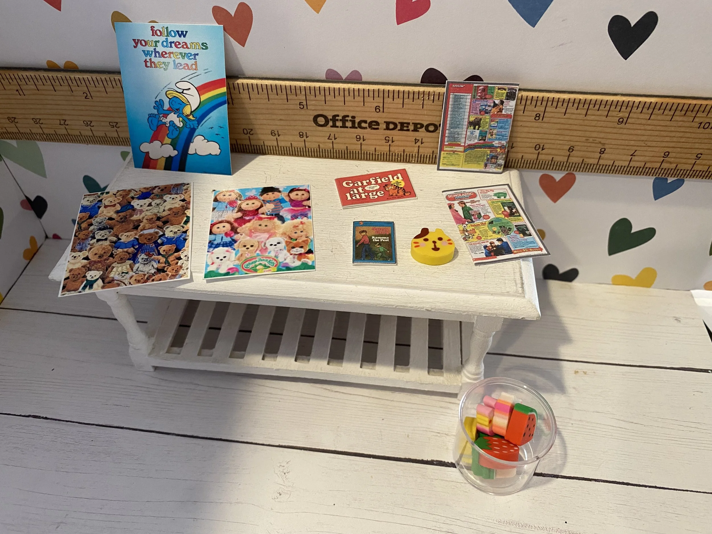 Miniature Scholastic School Book Order, 1:12