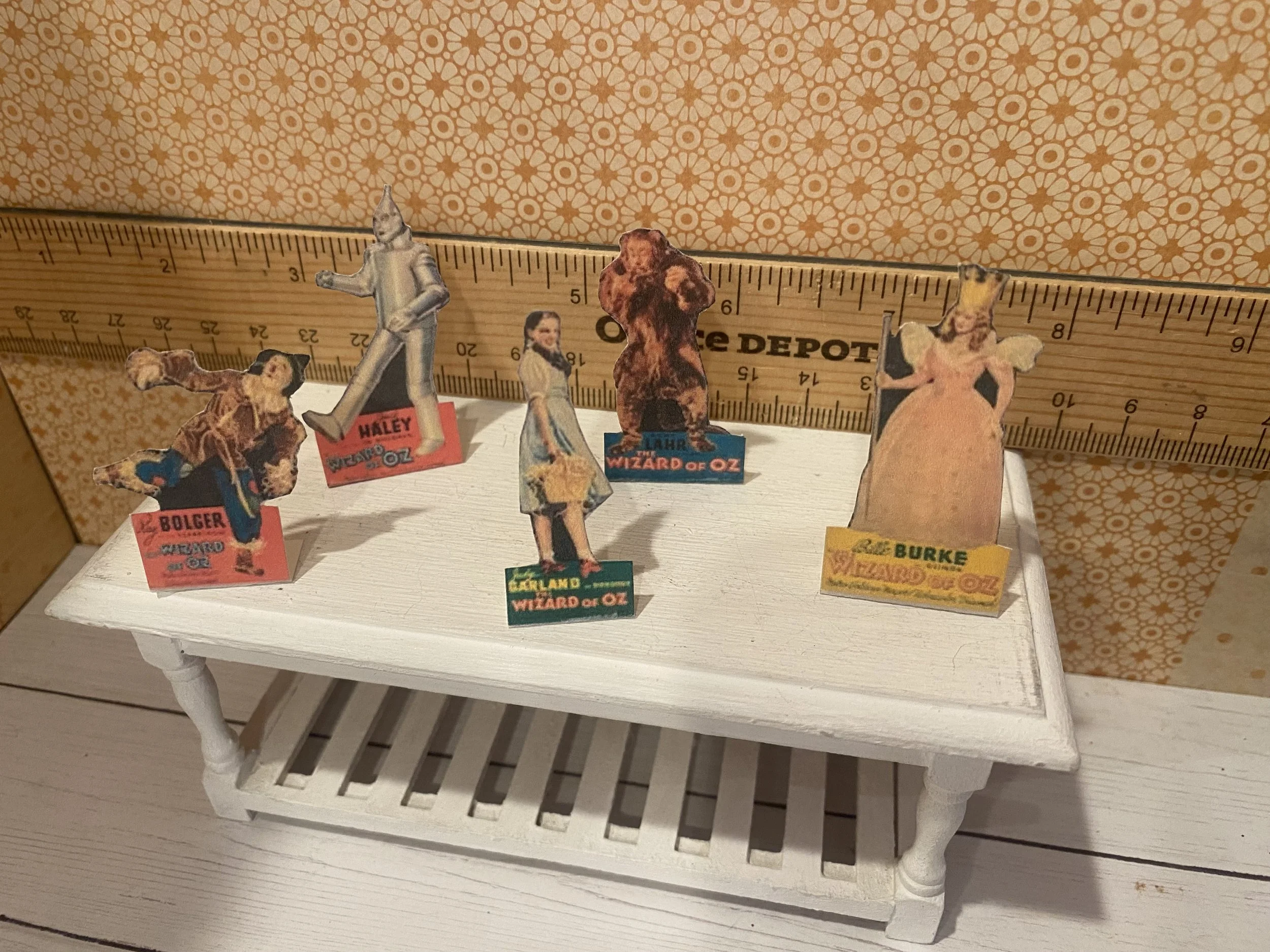 Miniature Wizard of Oz Character Cut-Outs, 1:12