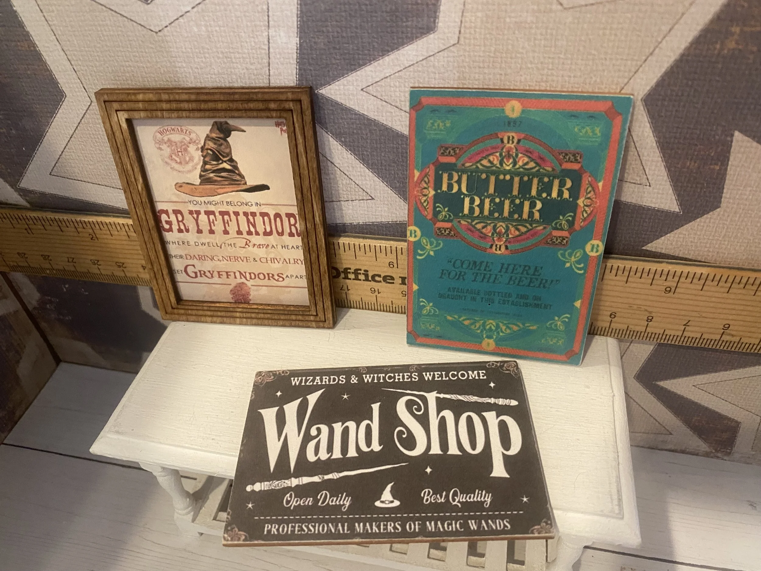 Miniature Harry Potter Signs, Art, 1:12