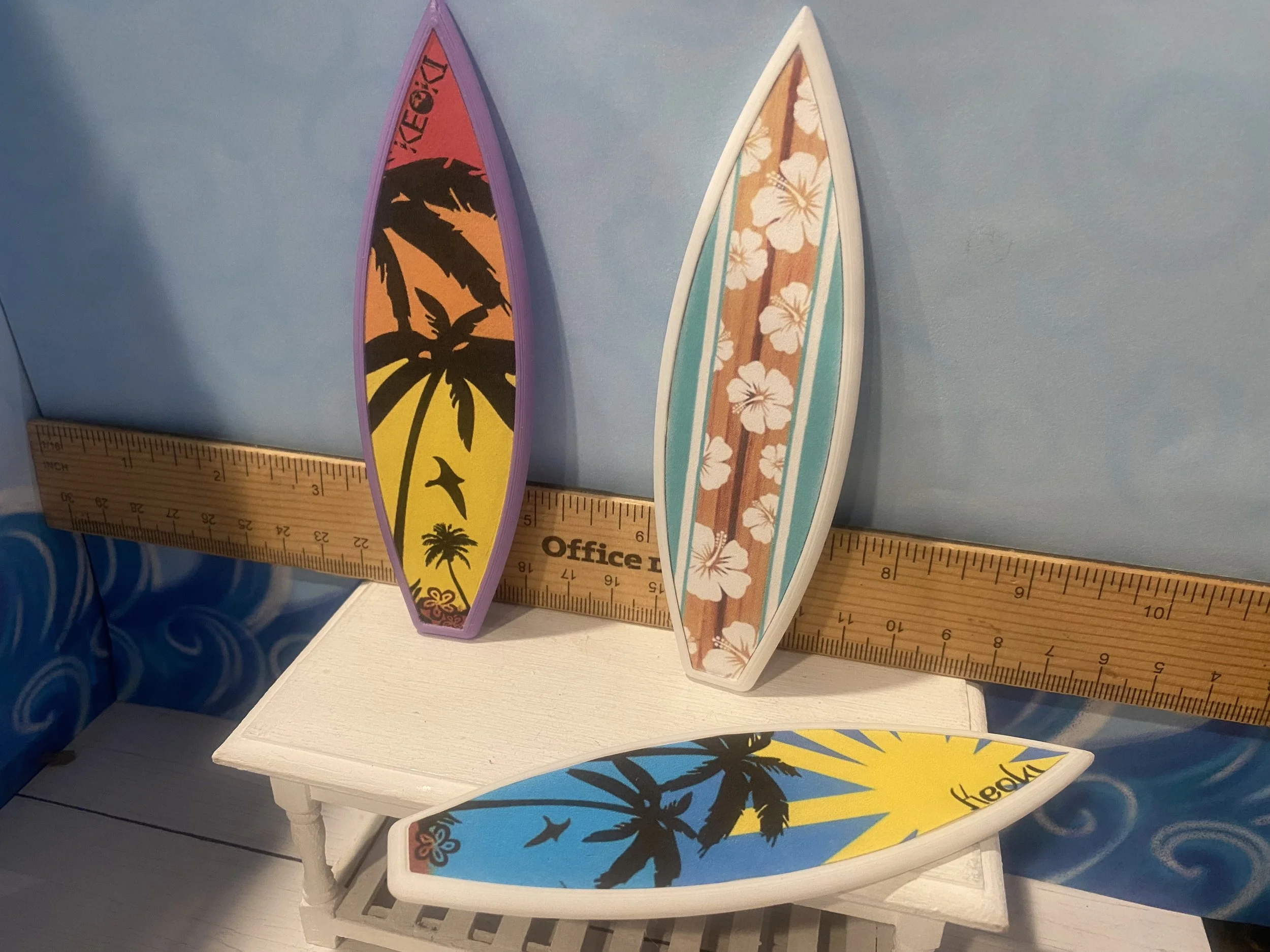 Miniature Surfboards, 1:12
