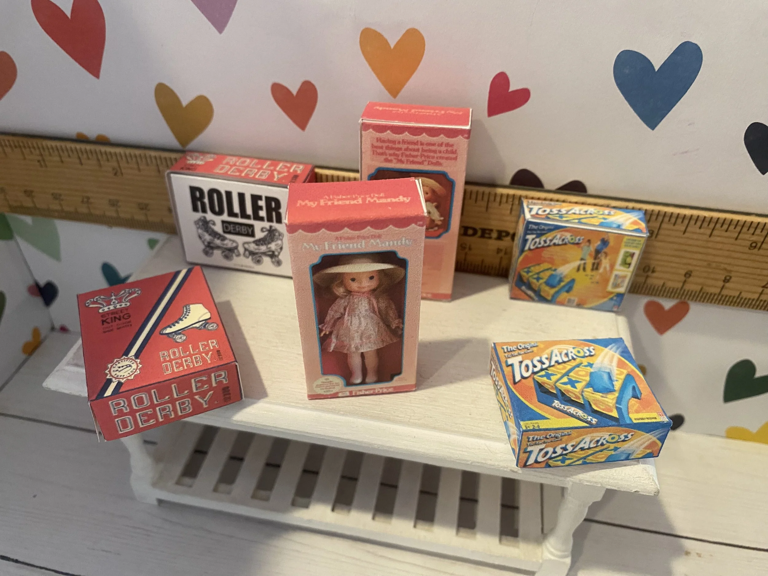 Miniature Roller Derby, My Friend Mandy, Toss Across Box, 1:12