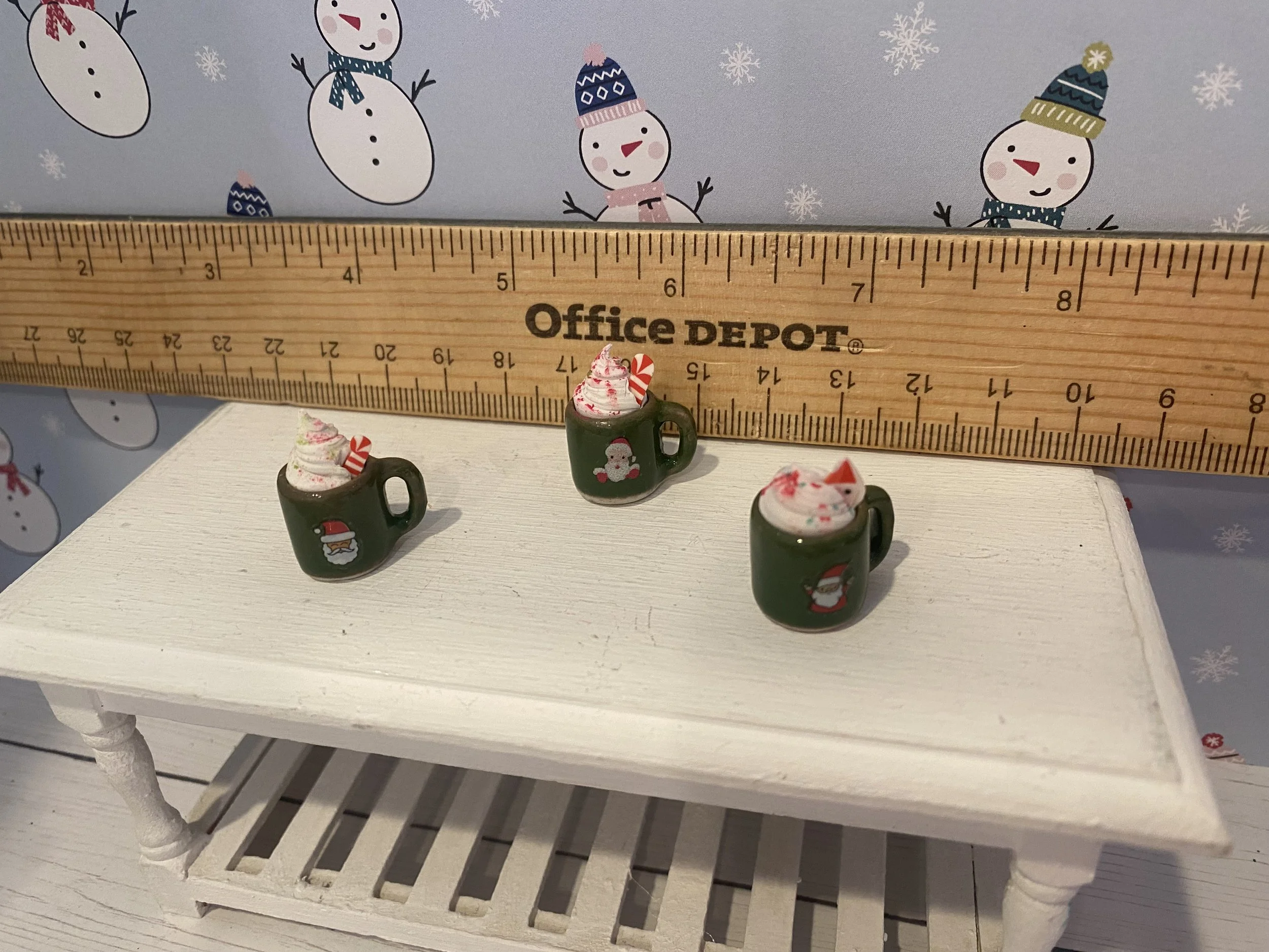 Miniature Christmas Hot Cocoa, 1:12