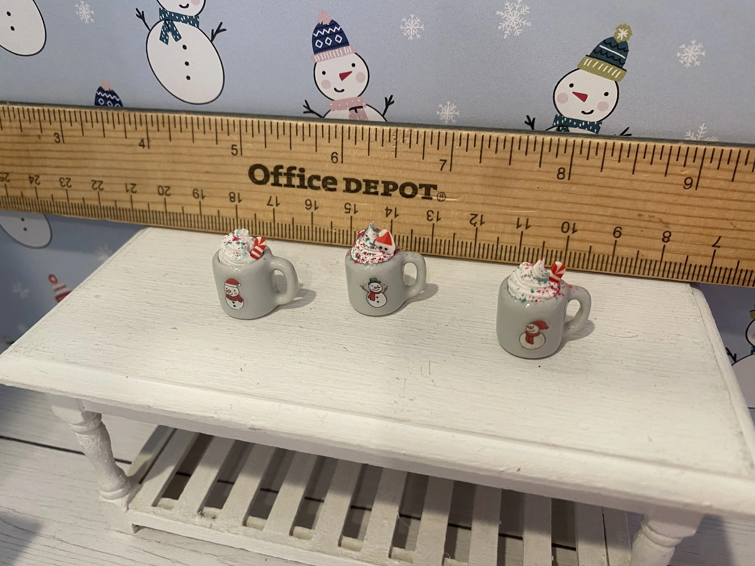 Miniature Christmas Hot Cocoa, 1:12