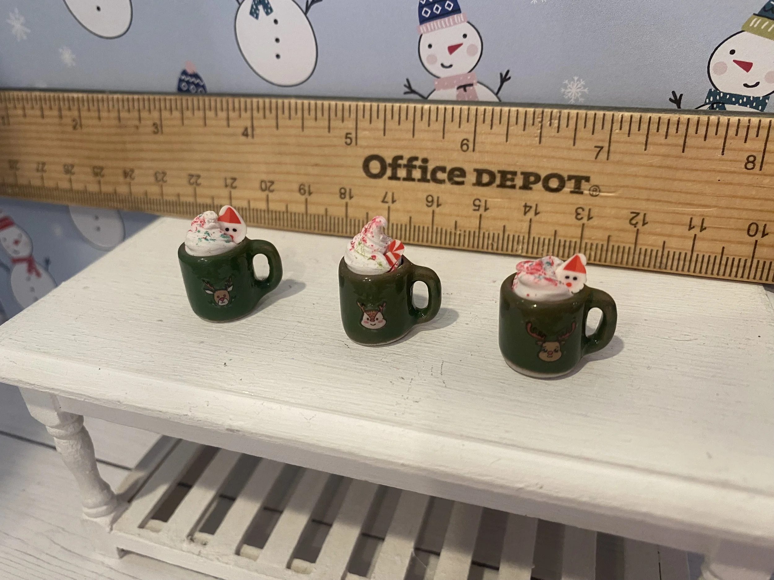 Miniature Christmas Hot Cocoa, 1:12