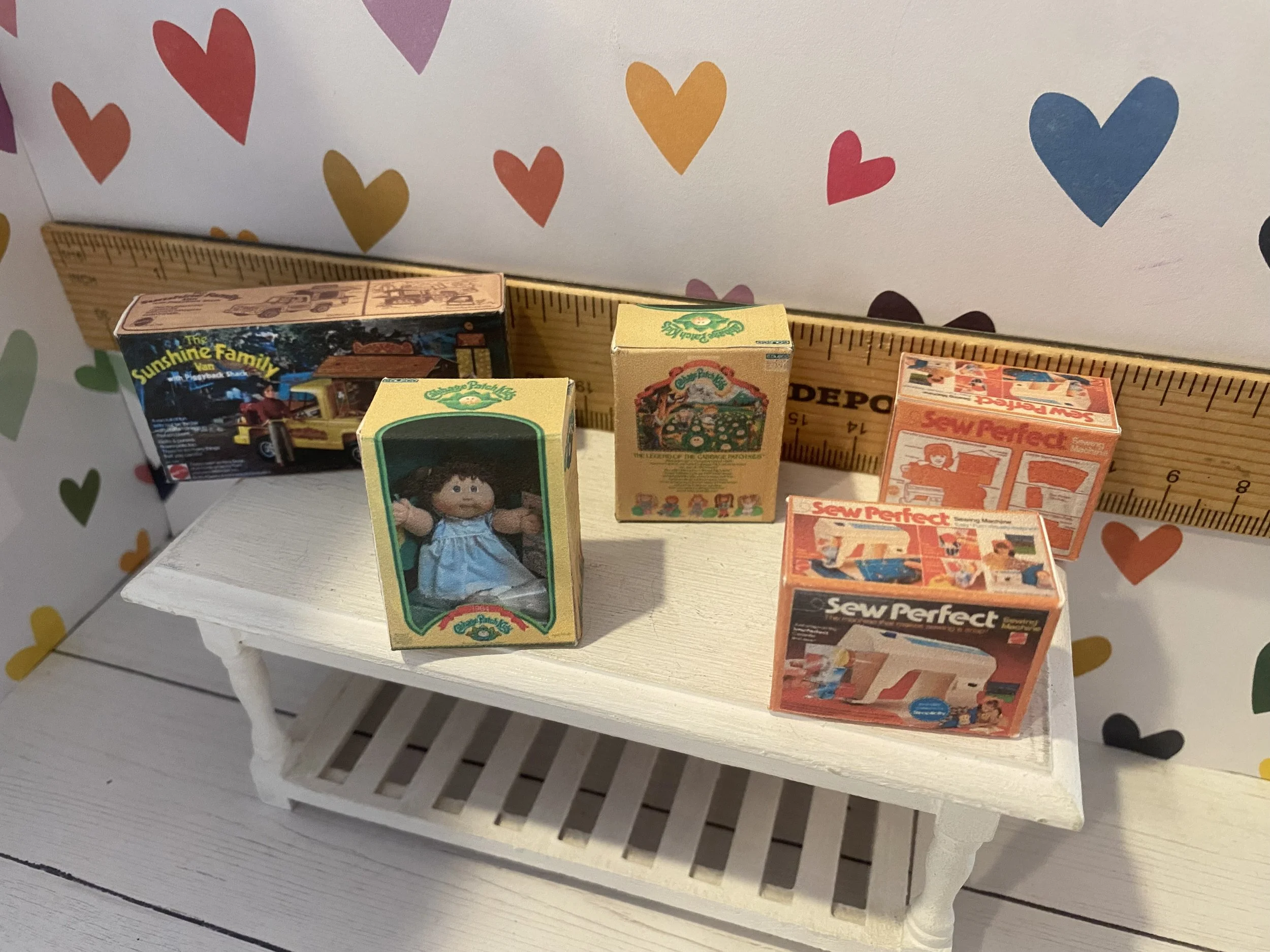 Miniature Sunshine Camper, Cabbage Patch Kid, Sew Easy Box, 1:12