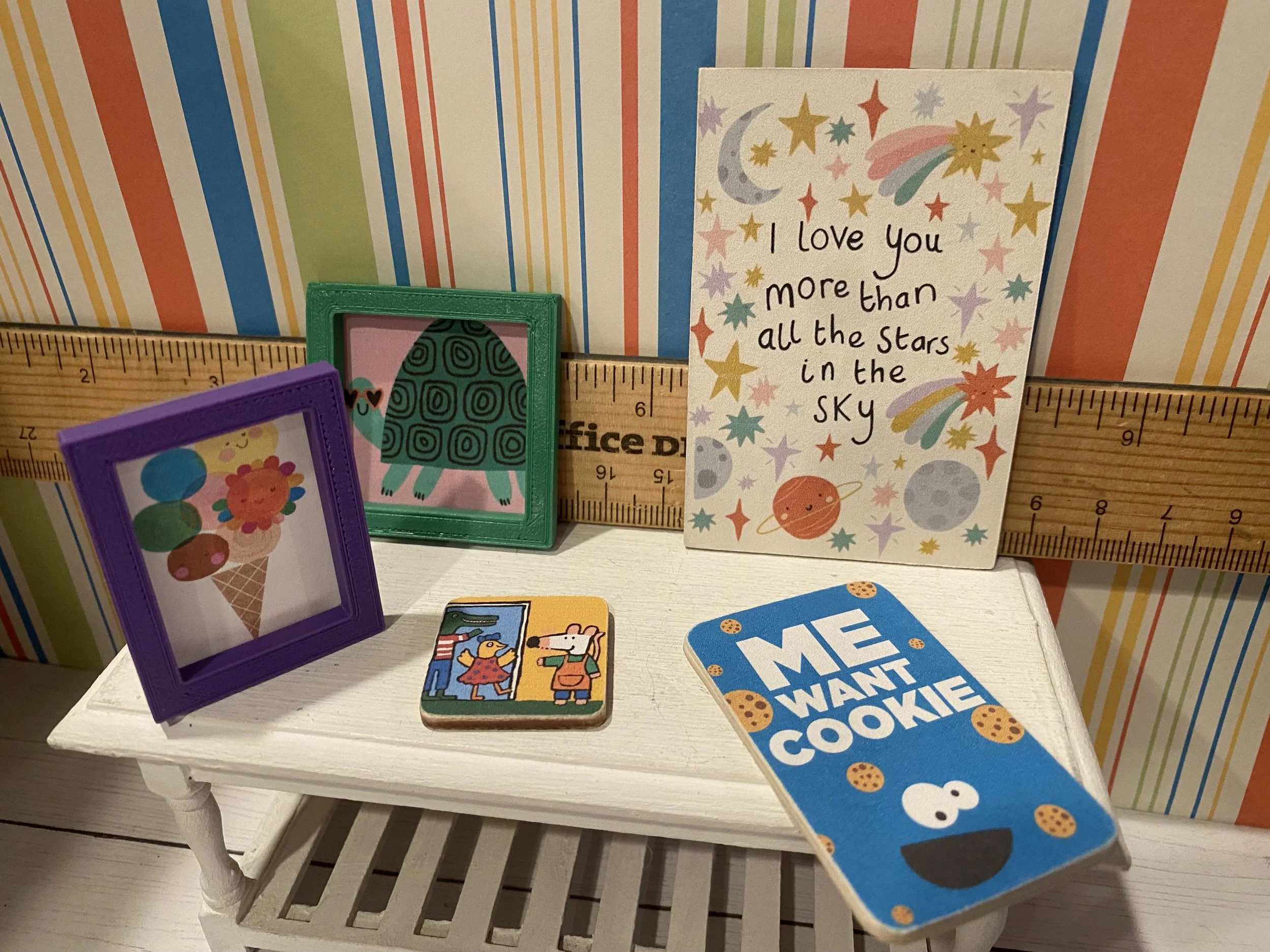 Miniature Nursery Art, 1:12