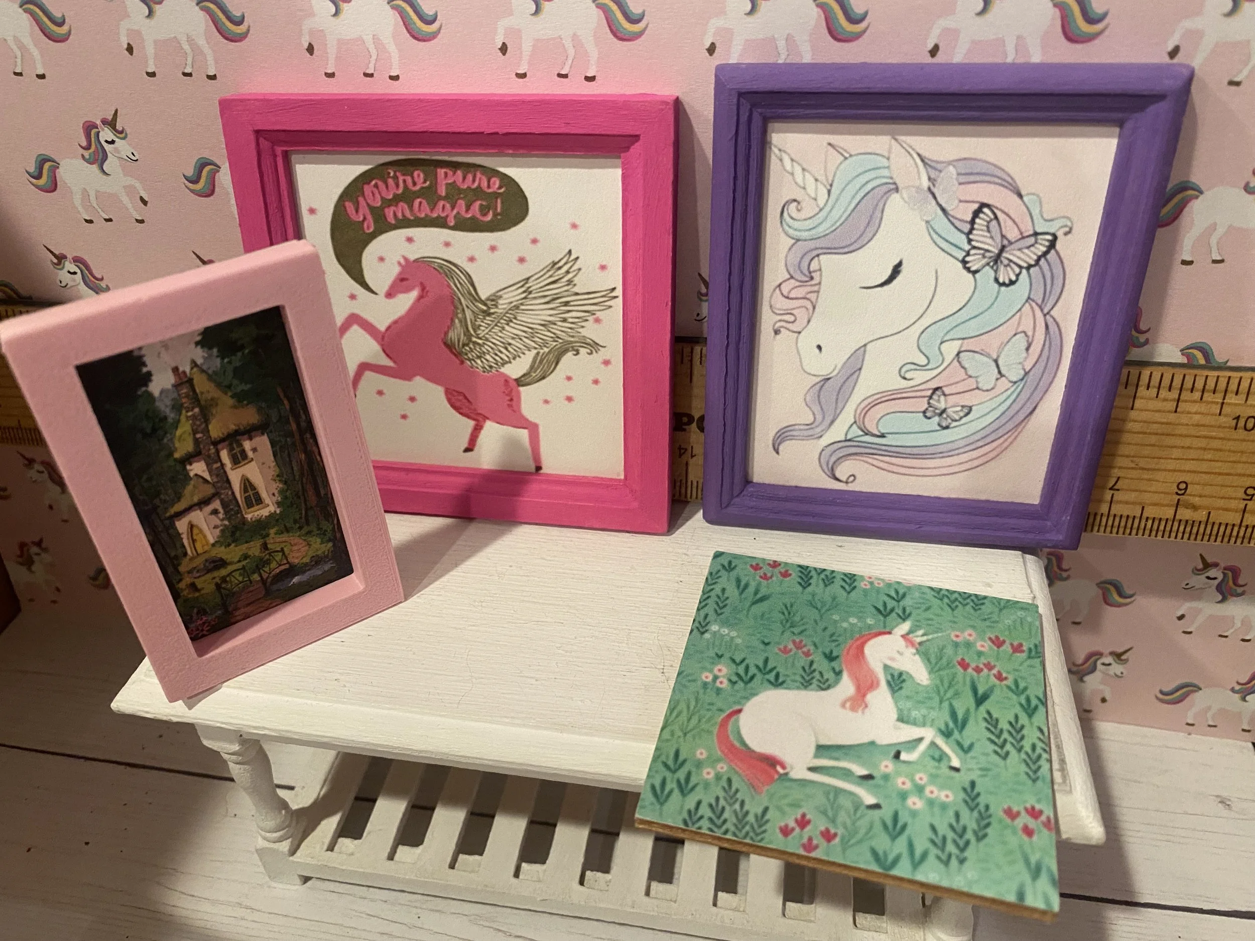 Miniature Princess, Unicorn, Pretty in Pink Accessories, 1:12