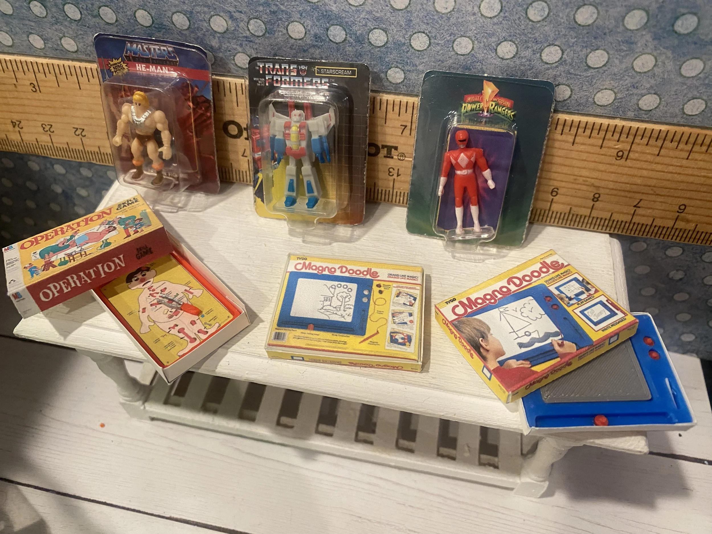 Miniature Operation, Magnadoodle, He-Man, Power Ranger, Transformer, 1:12