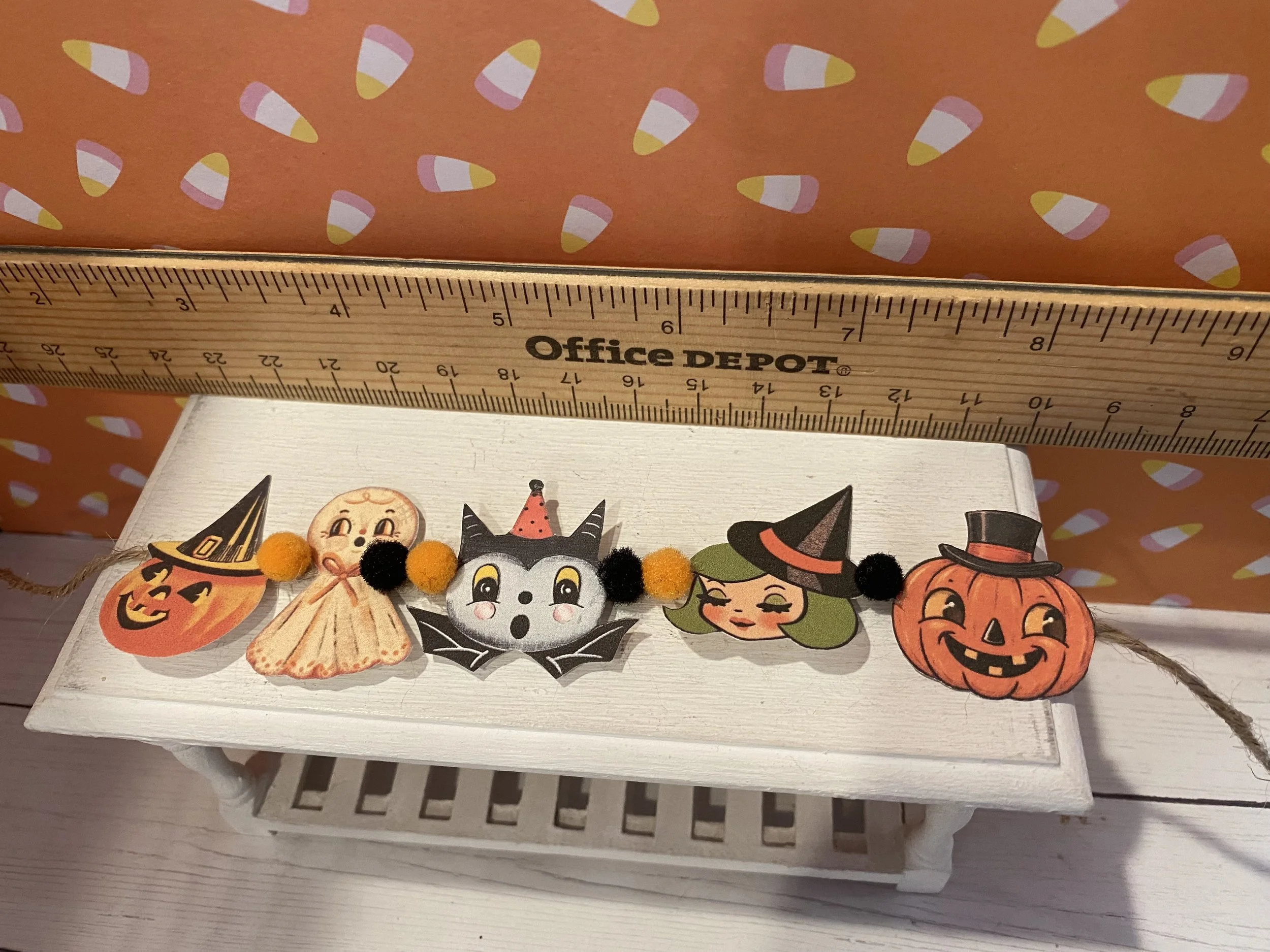 Miniature Halloween Banner, 1:12