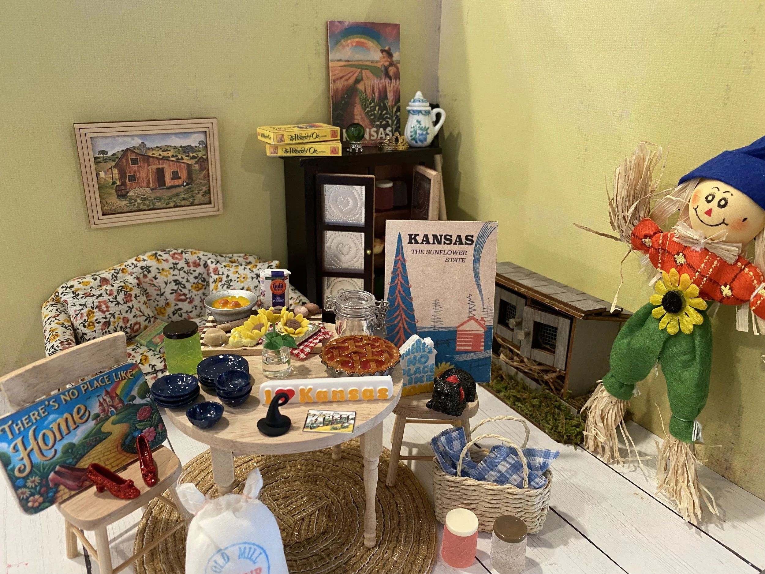 Midwestern Miniatures, Dollhouse Kansas Travel, 1:12 Prairie