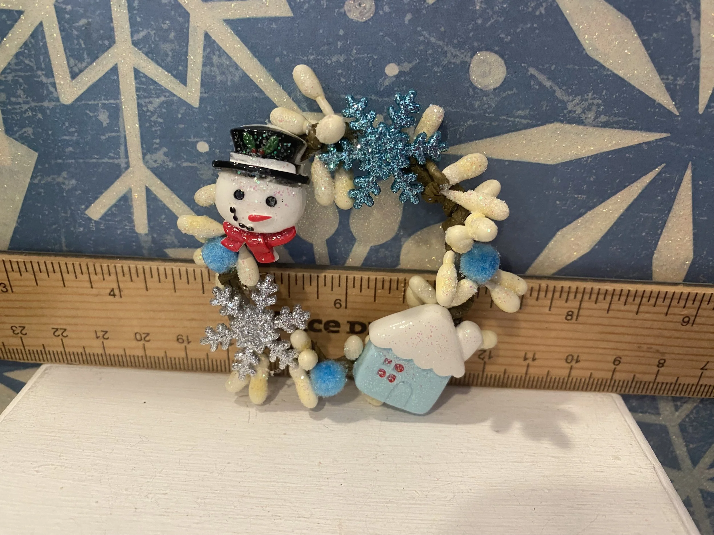 Miniature Winter Wreath, 1:12