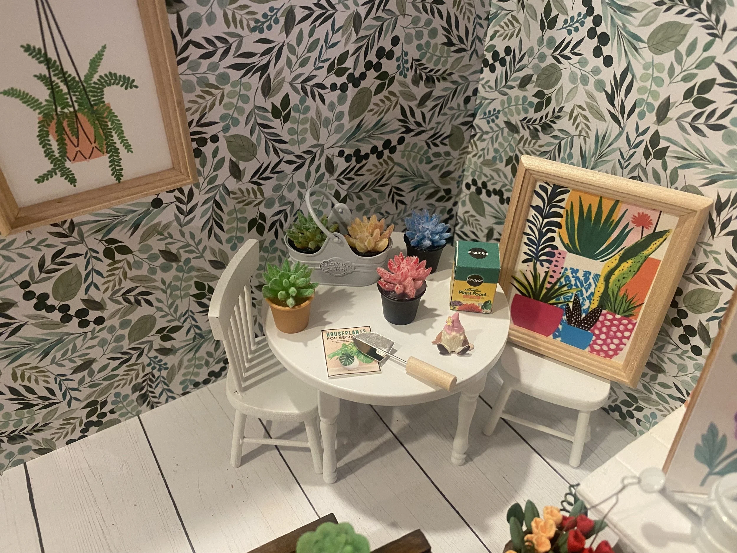 Miniature Houseplants, Dollhouse Plant Accessories, 1:12