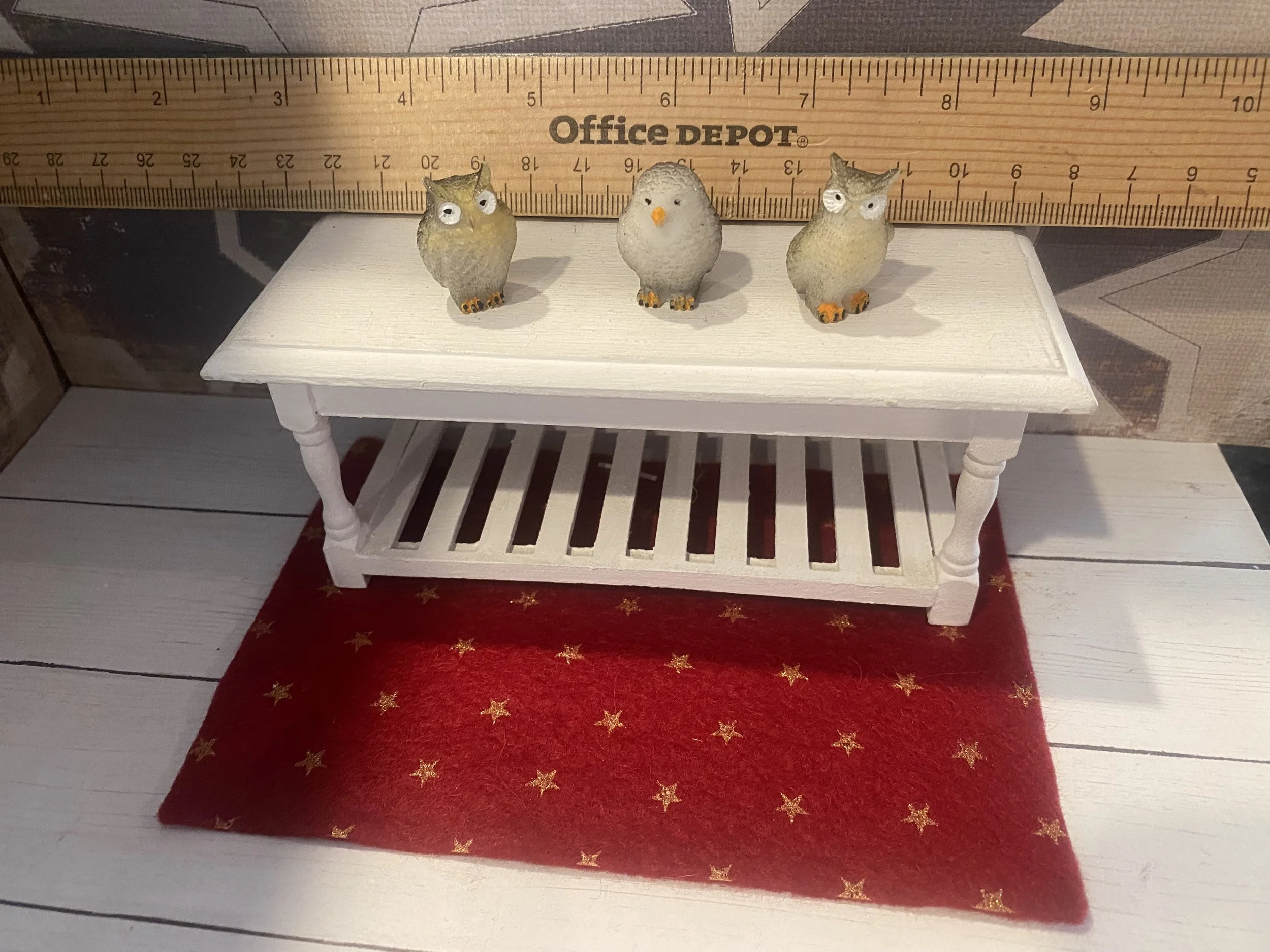 Miniature Owls, Assorted Styles, Rug, 1:12