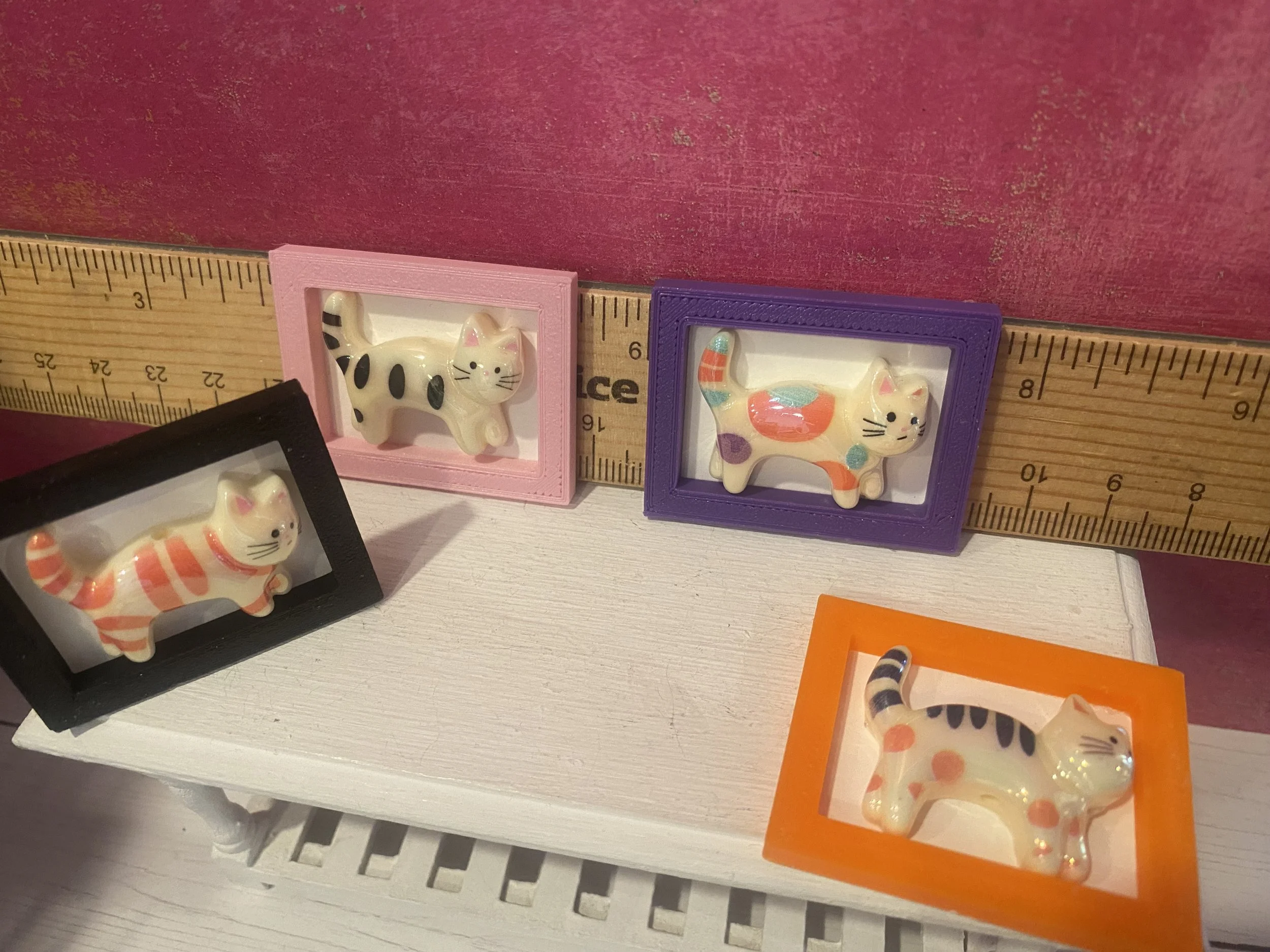 Miniature Cat 3D Art, 1:12