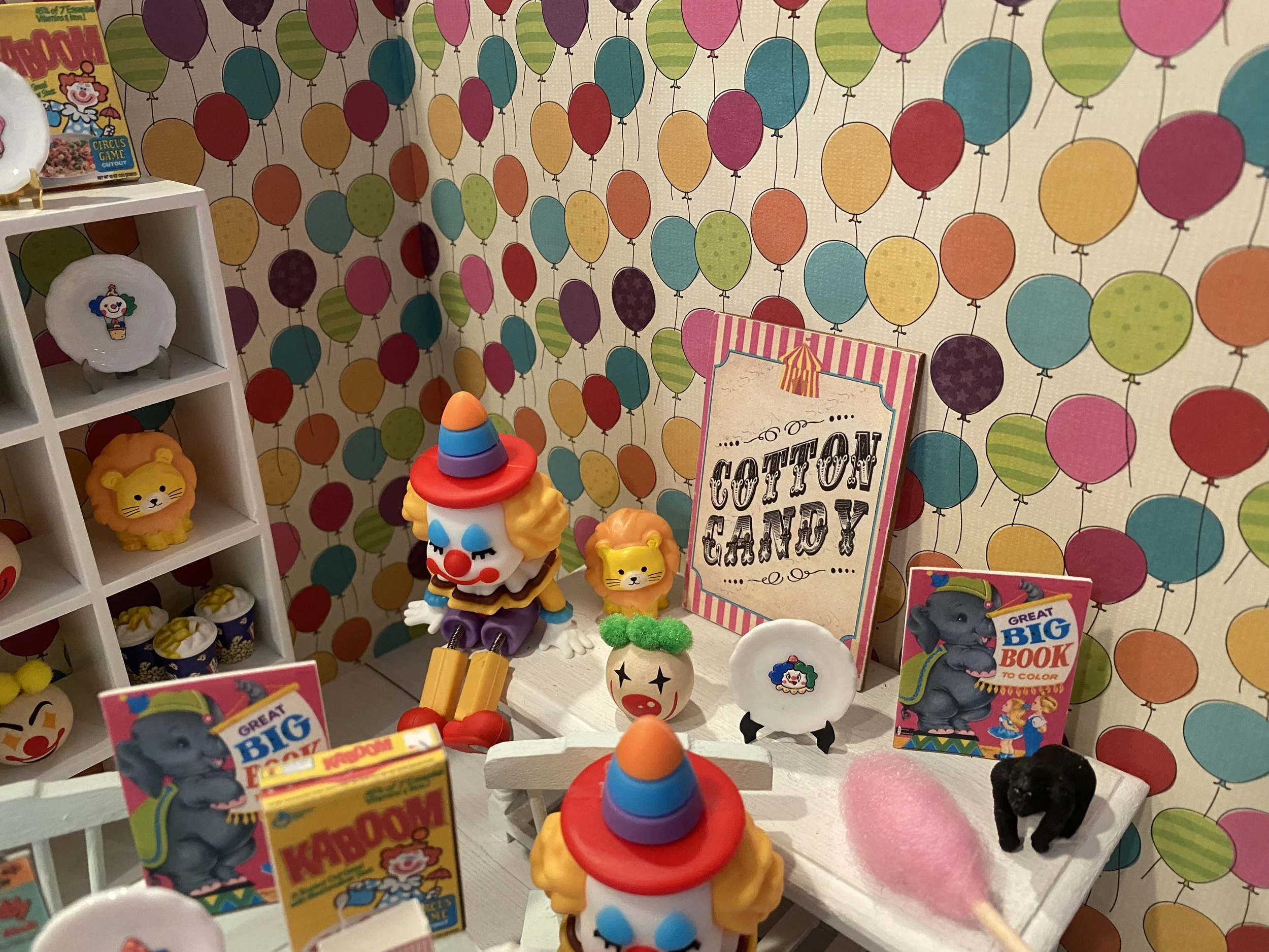 Miniature Circus, Dollhouse Carnival Items, 1:12