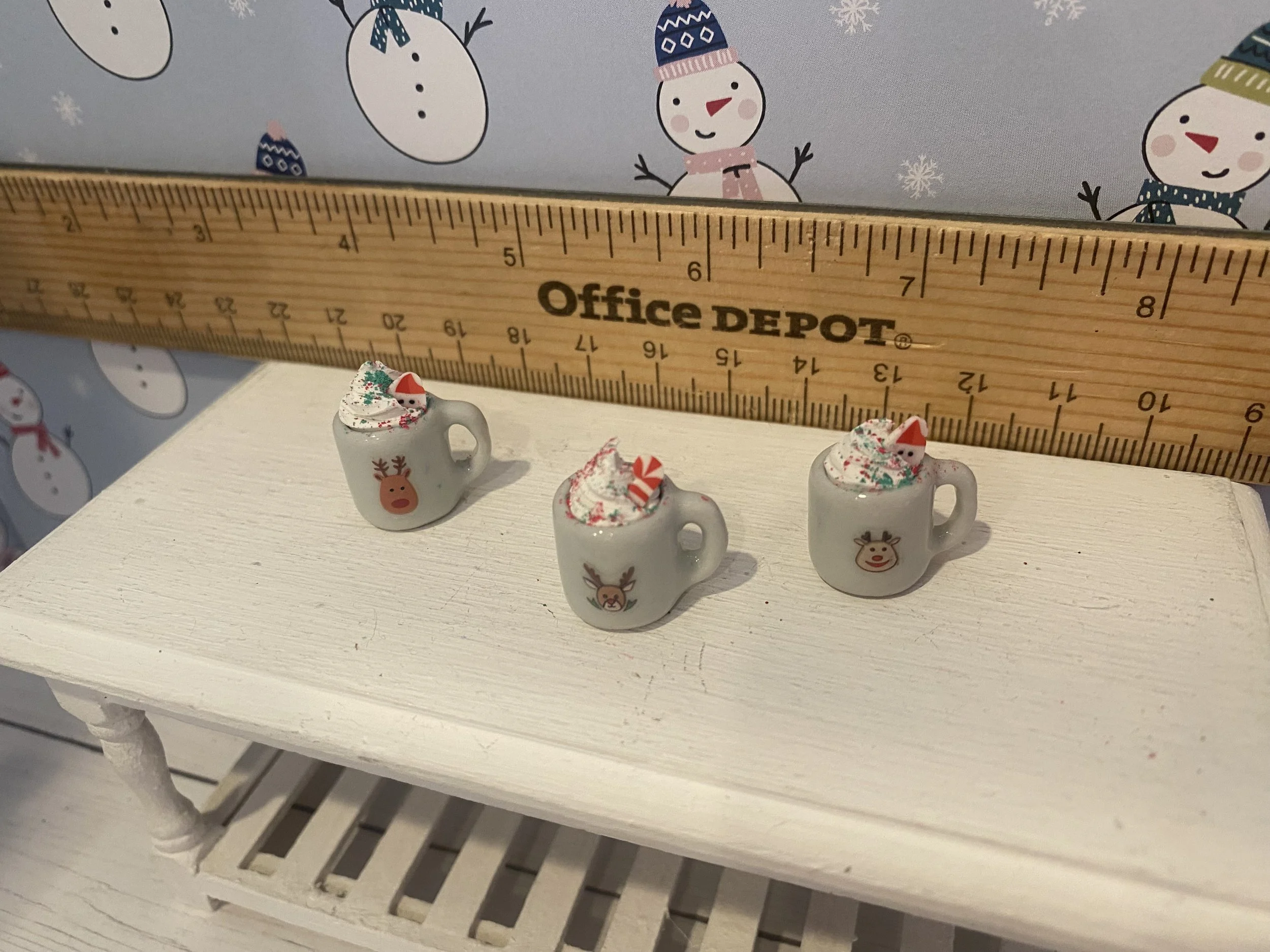 Miniature Christmas Hot Cocoa, 1:12