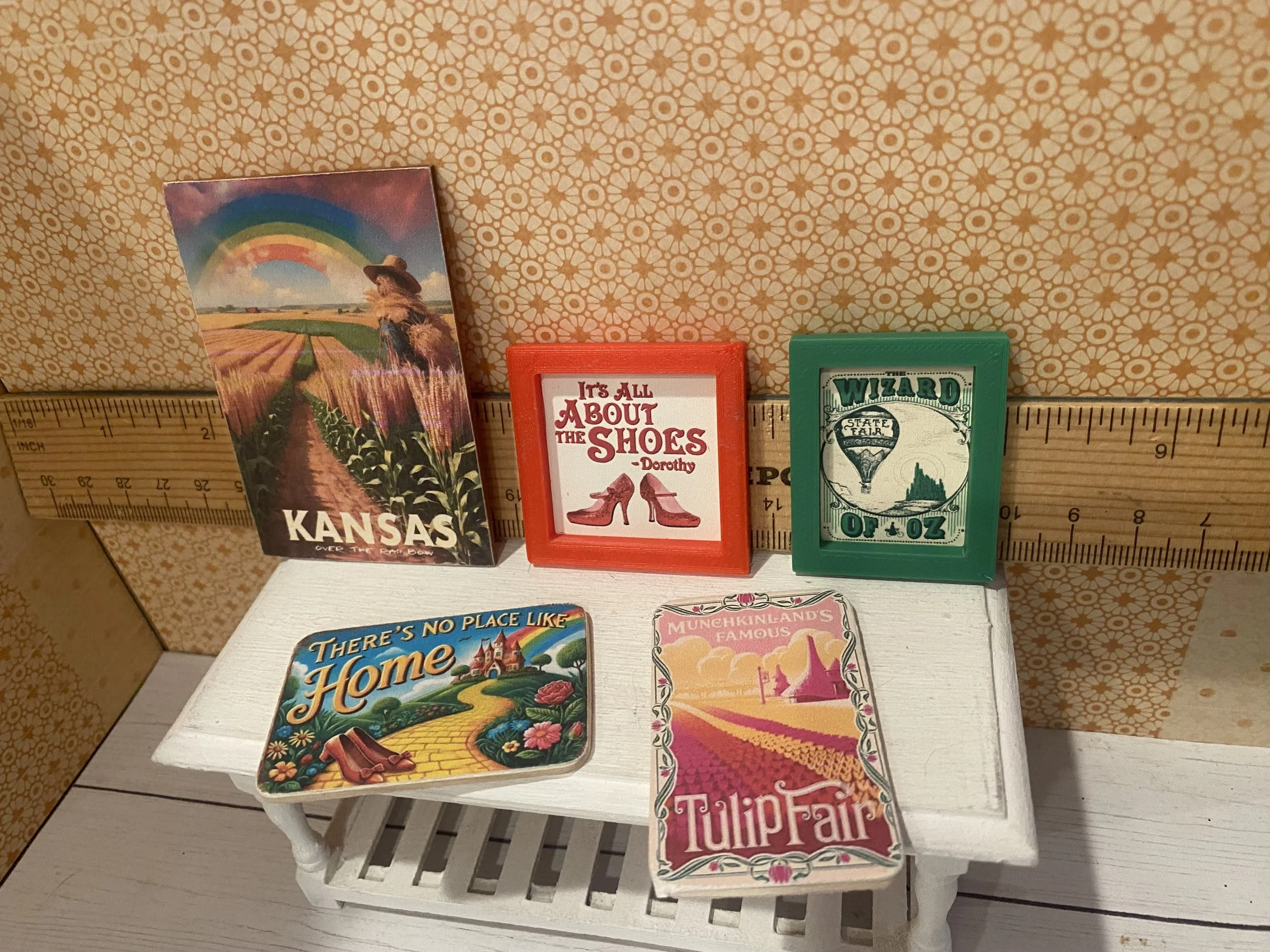 Miniature Wizard of Oz Art and Signs, 1:12