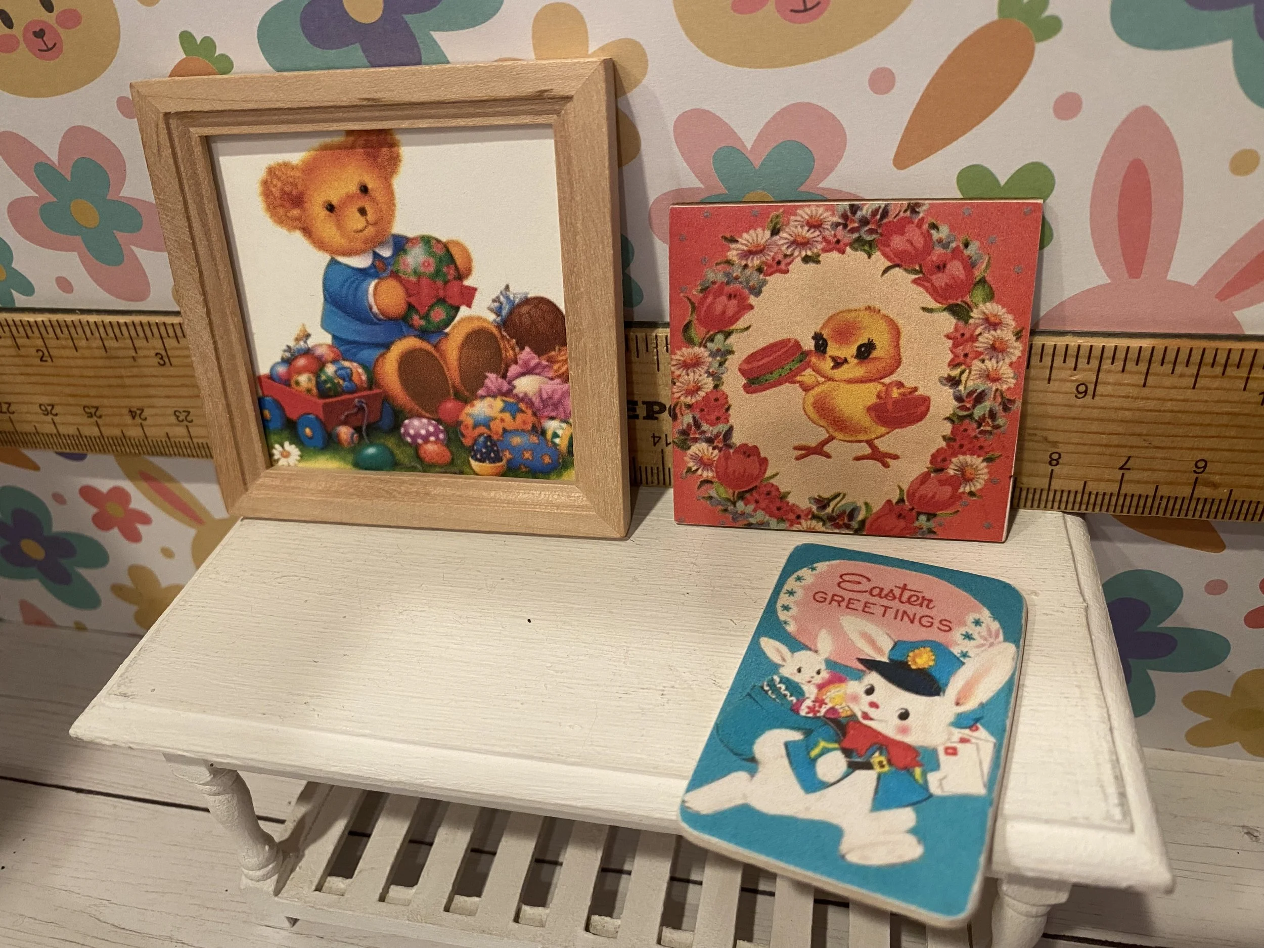 Miniature Easter Art and Signs, 1:12