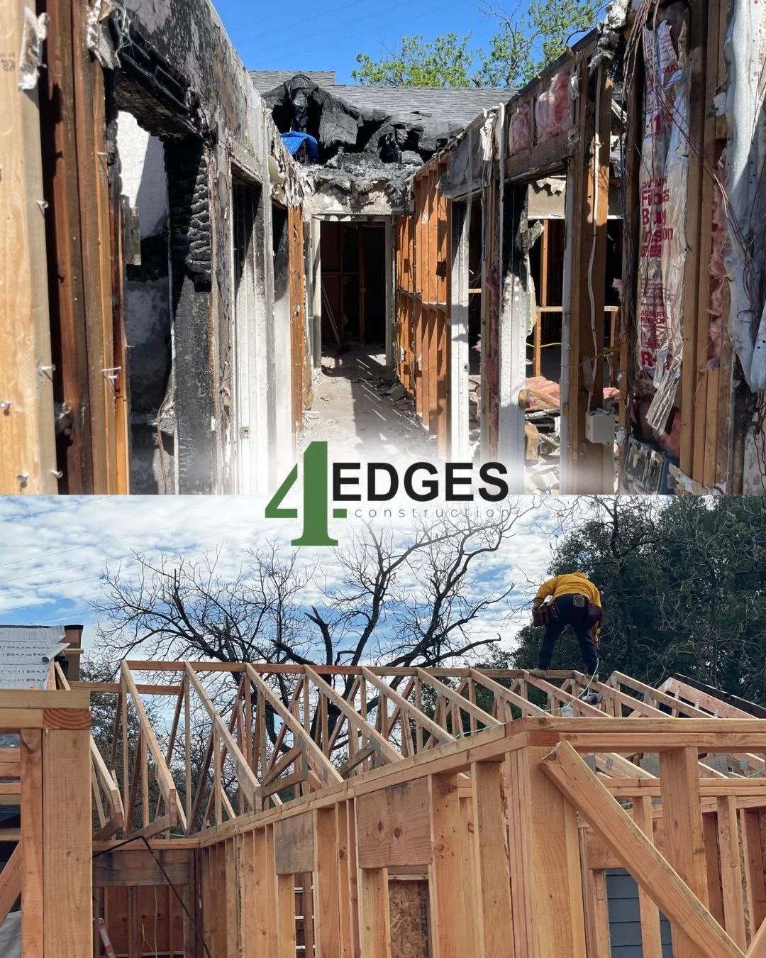 4 Edges Construction Residential Fire rebuild in Vacaville, CA 95688