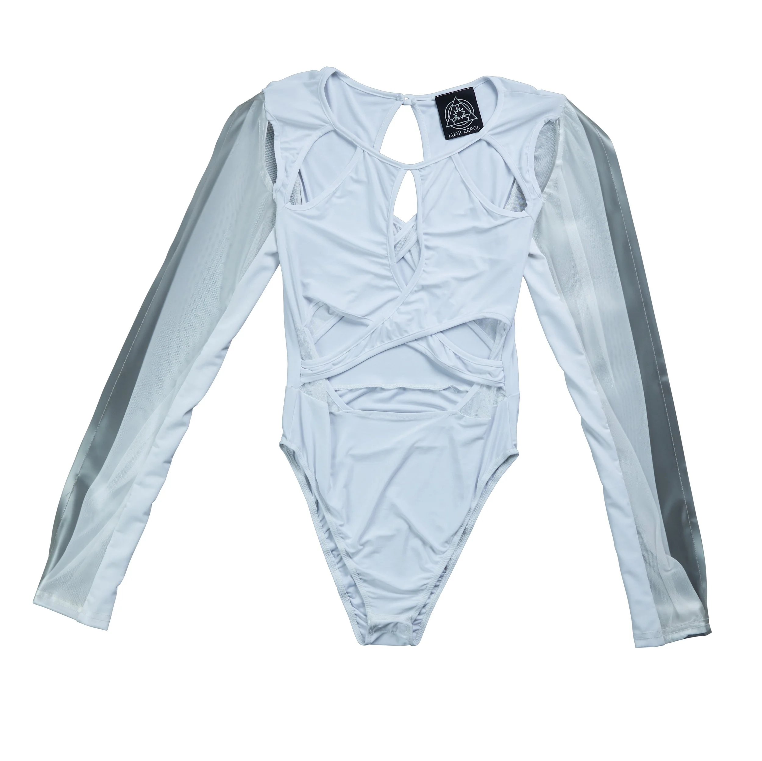 LUAR WHITE BODYSUIT