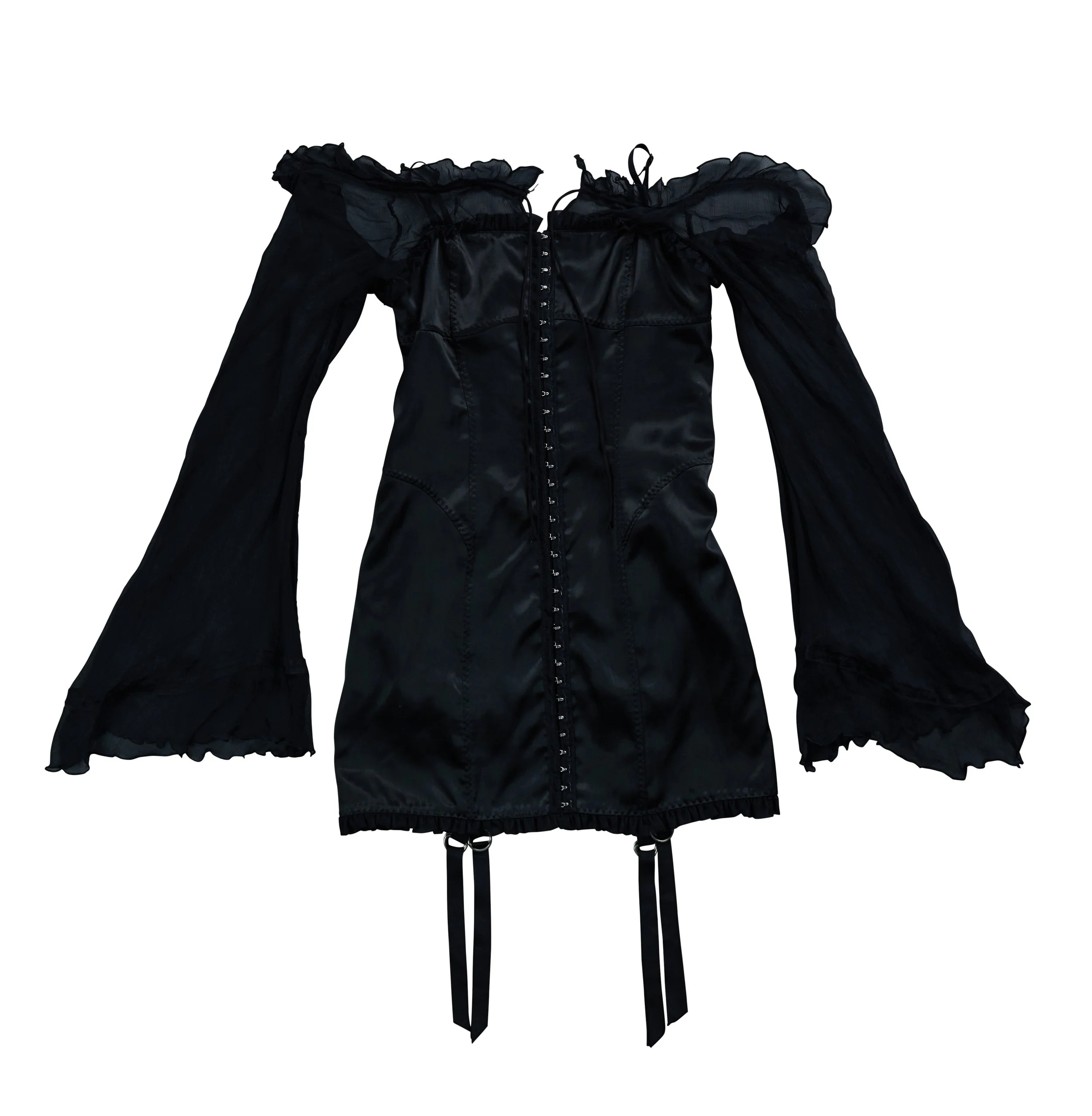 DAISY BLACK CORSET DRESS