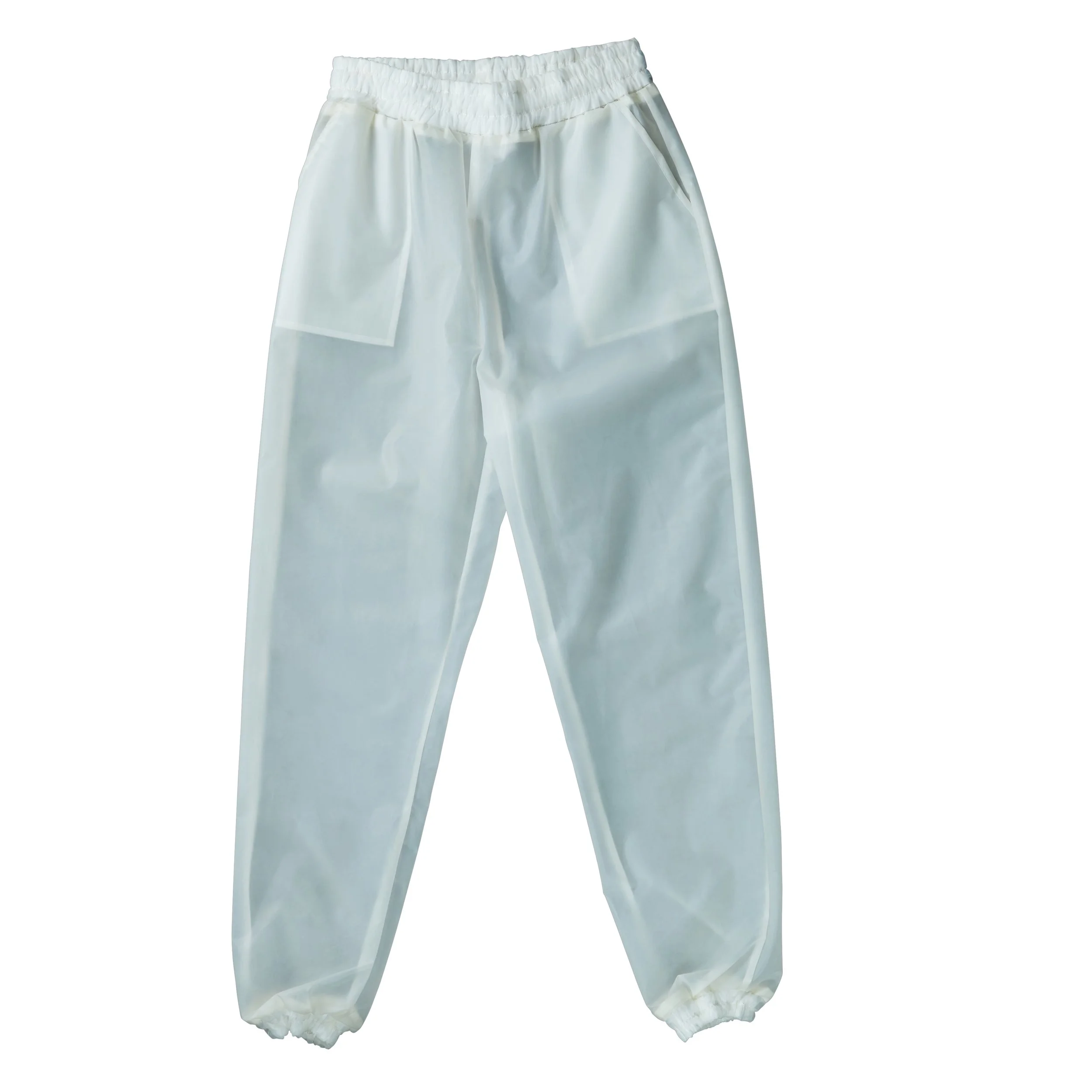 MM6 PLASTIC CLEAR PANTS